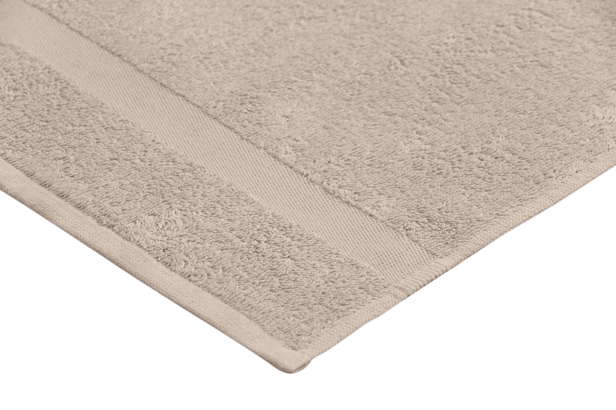 my home Gästehandtücher »Vanessa, als Set und Serie erhältlich, 8 Gästehandtücher, 30x50cm« Handtücher mit Bordüre, 100% Baumwolle, einfarbig, weich