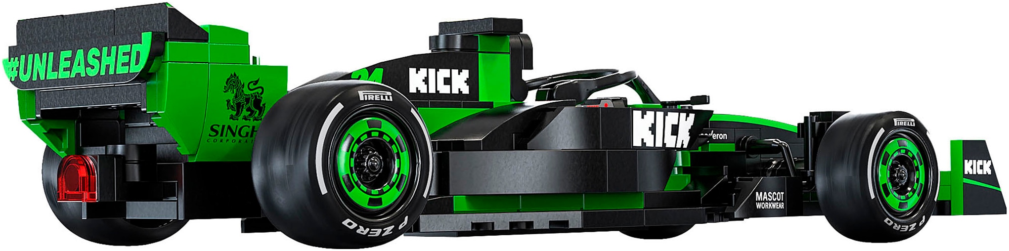 Jamara Konstruktions-Spielset »CaDA, Bricks,KICK Sauber F1® Team C44 - 2024 grün (402861)«