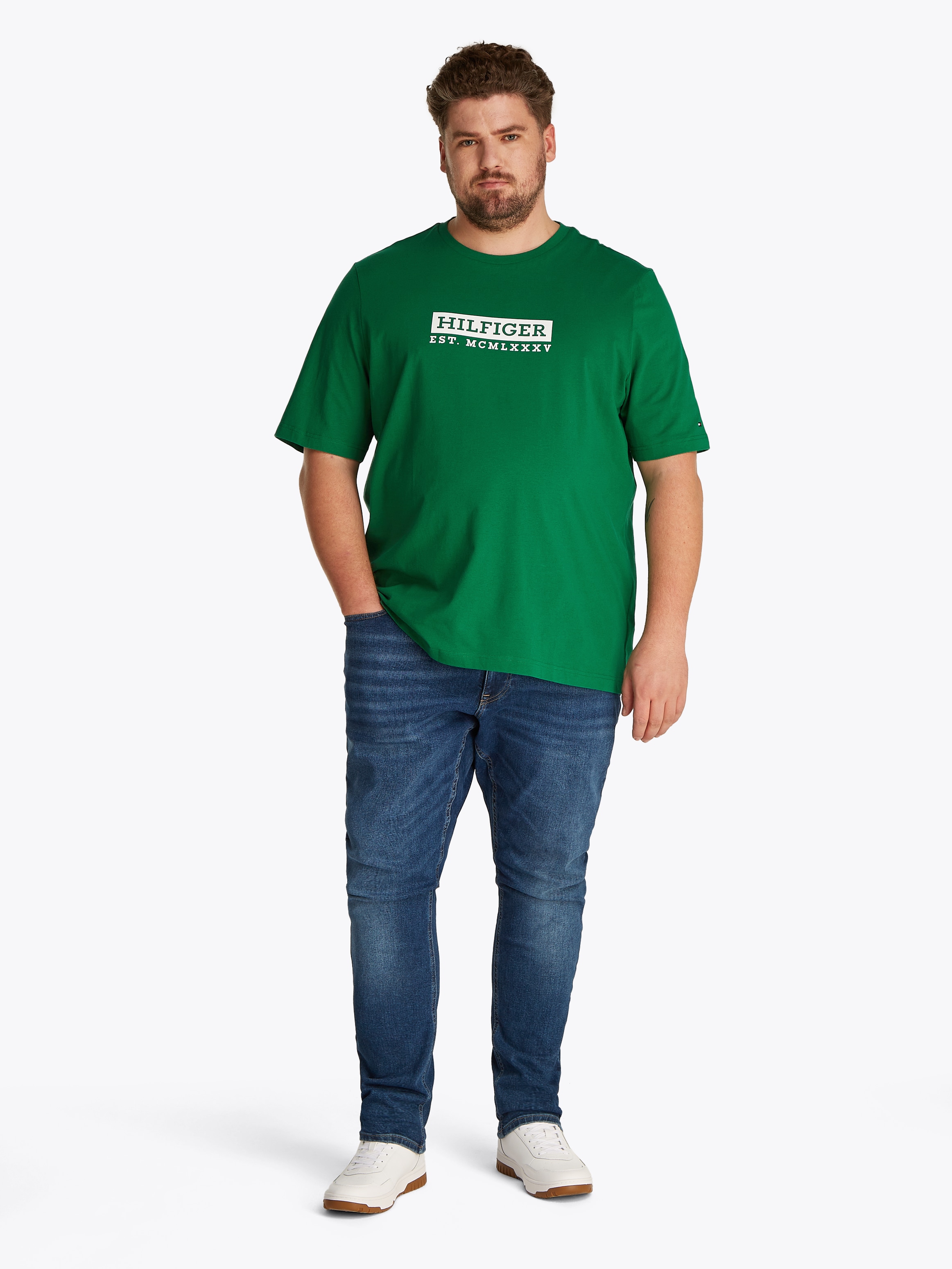 Tommy Hilfiger Big & Tall Kurzarmshirt »BT-COLOUR TO COLOR GRAPHIC TEE-B«, Große Größen