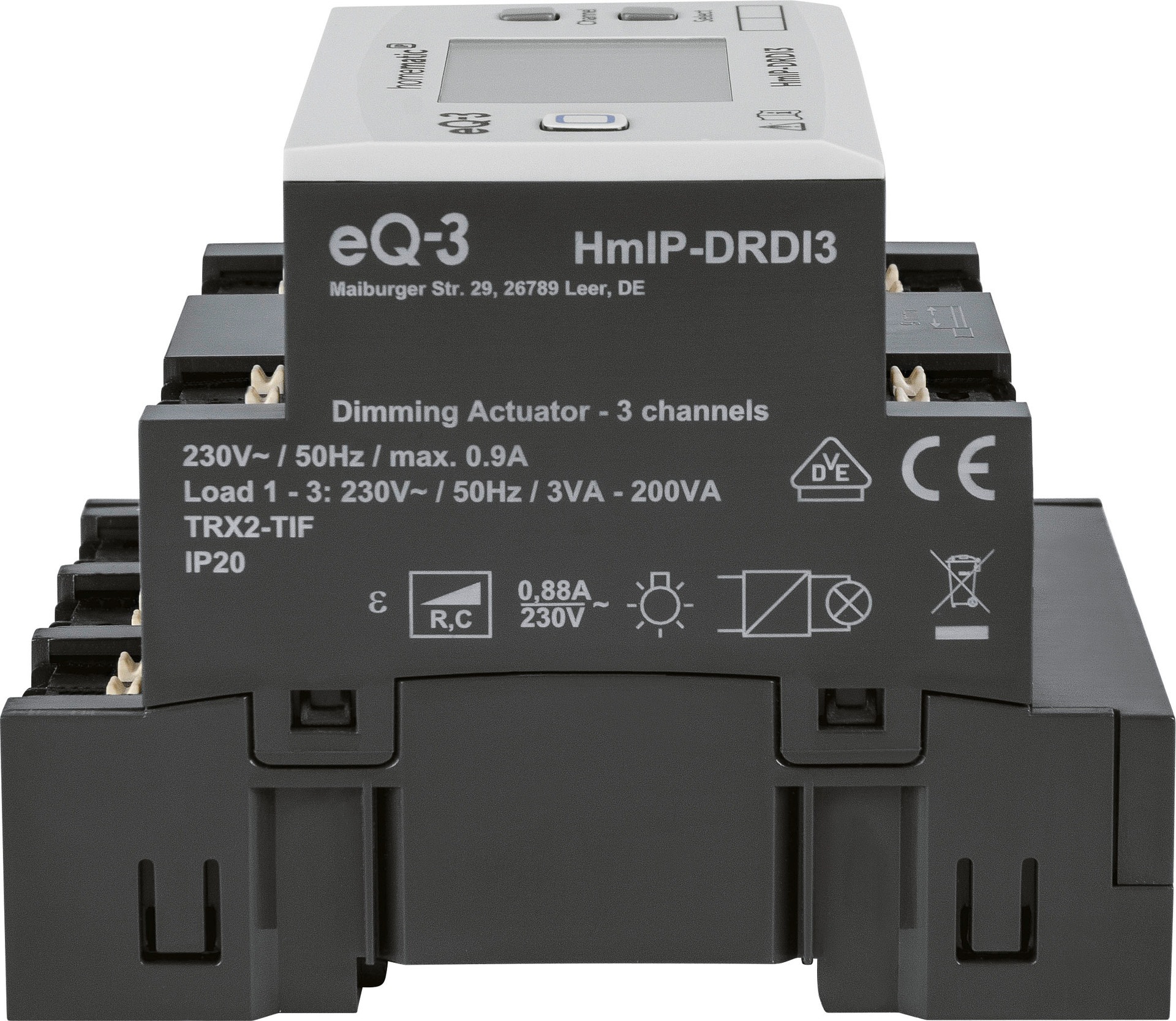 Homematic IP Smart-Home-Zubehör »Dimmaktor für Hutschienenmontage – 3-fach«