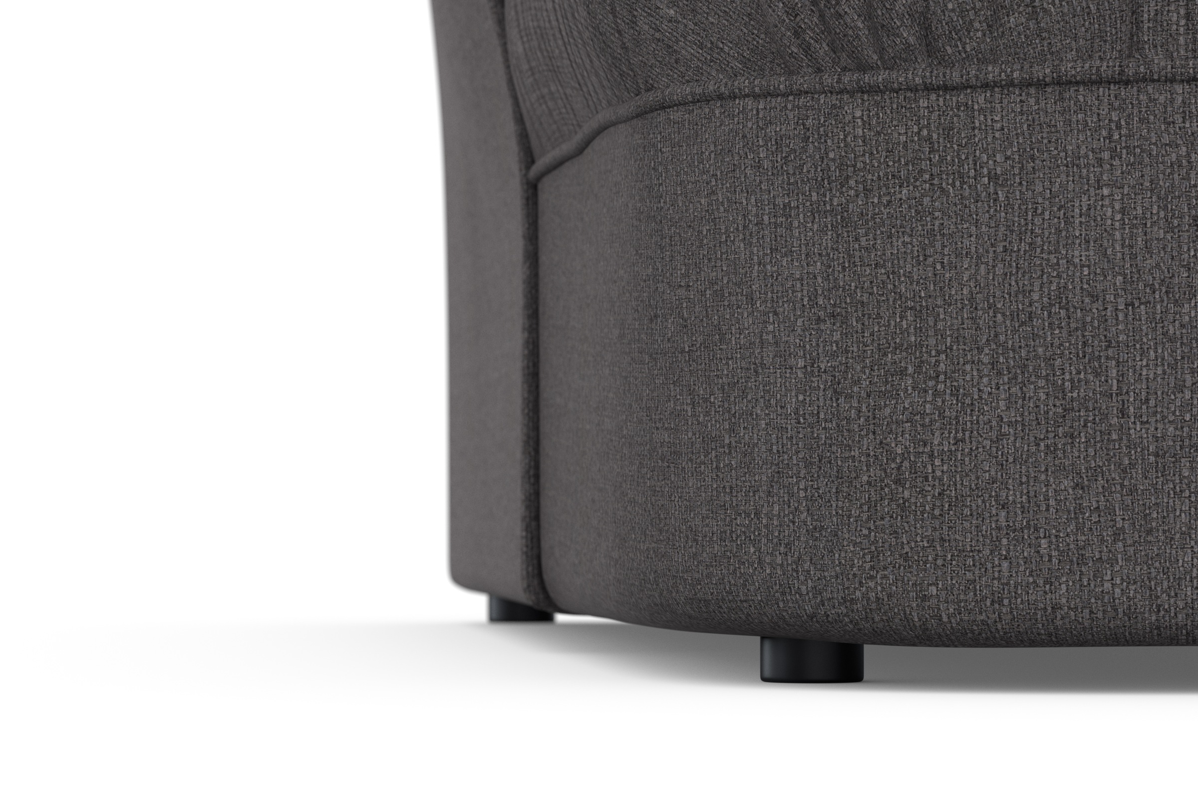 DOMO collection Ecksofa »Pegnitz, elegante Rückensteppung, kompakte Stellmaße 238/141cm, L-Form«, wahlweise mit Bettfunktion