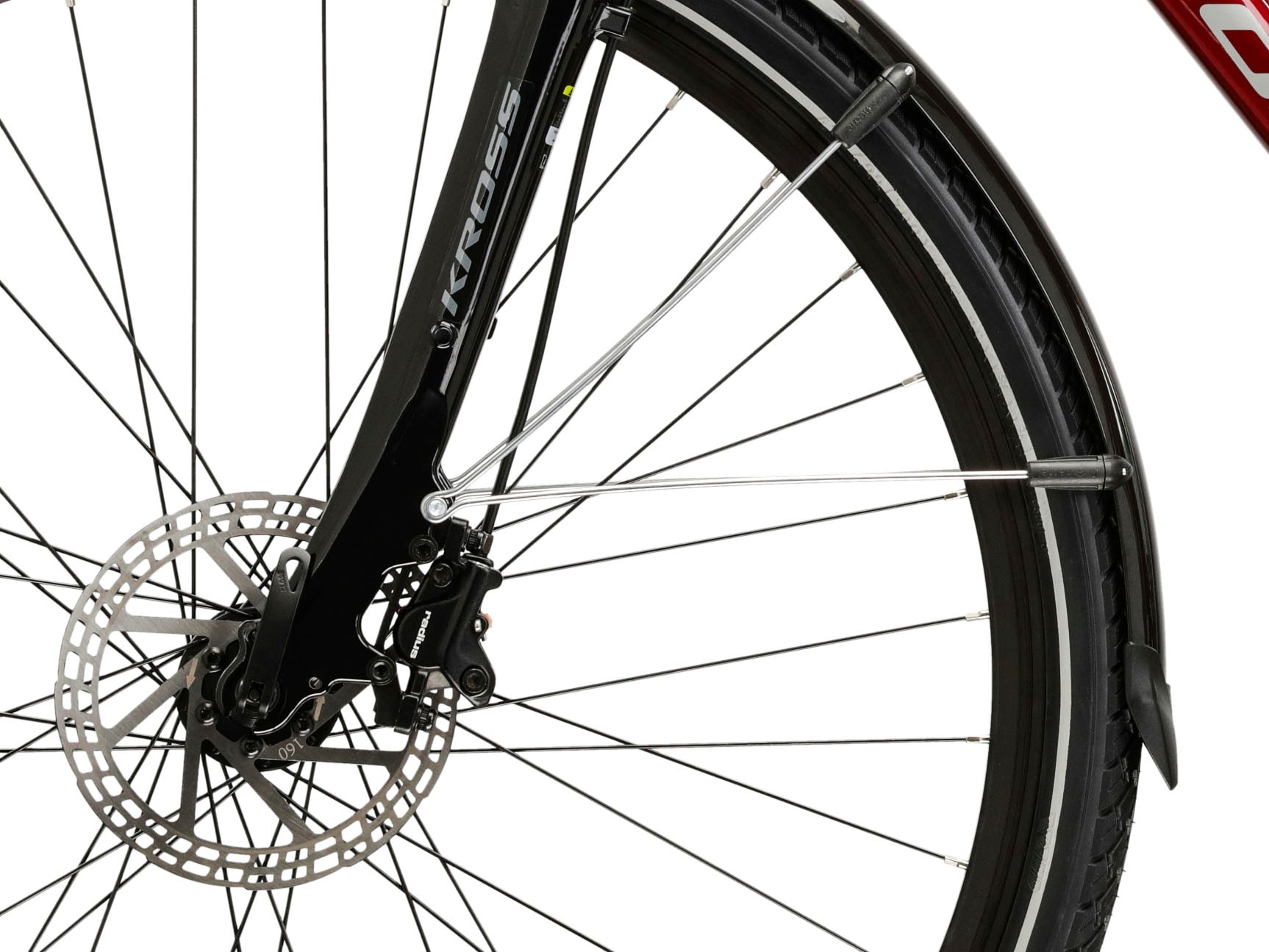 Kross E-Bike »E-Trekkingrad Trans Hybrid EE 28 Zoll rot«, 21 Gang, Shimano, Tourney TX800, Heckmotor 250 W, Pedelec, Elektrofahrrad für Herren