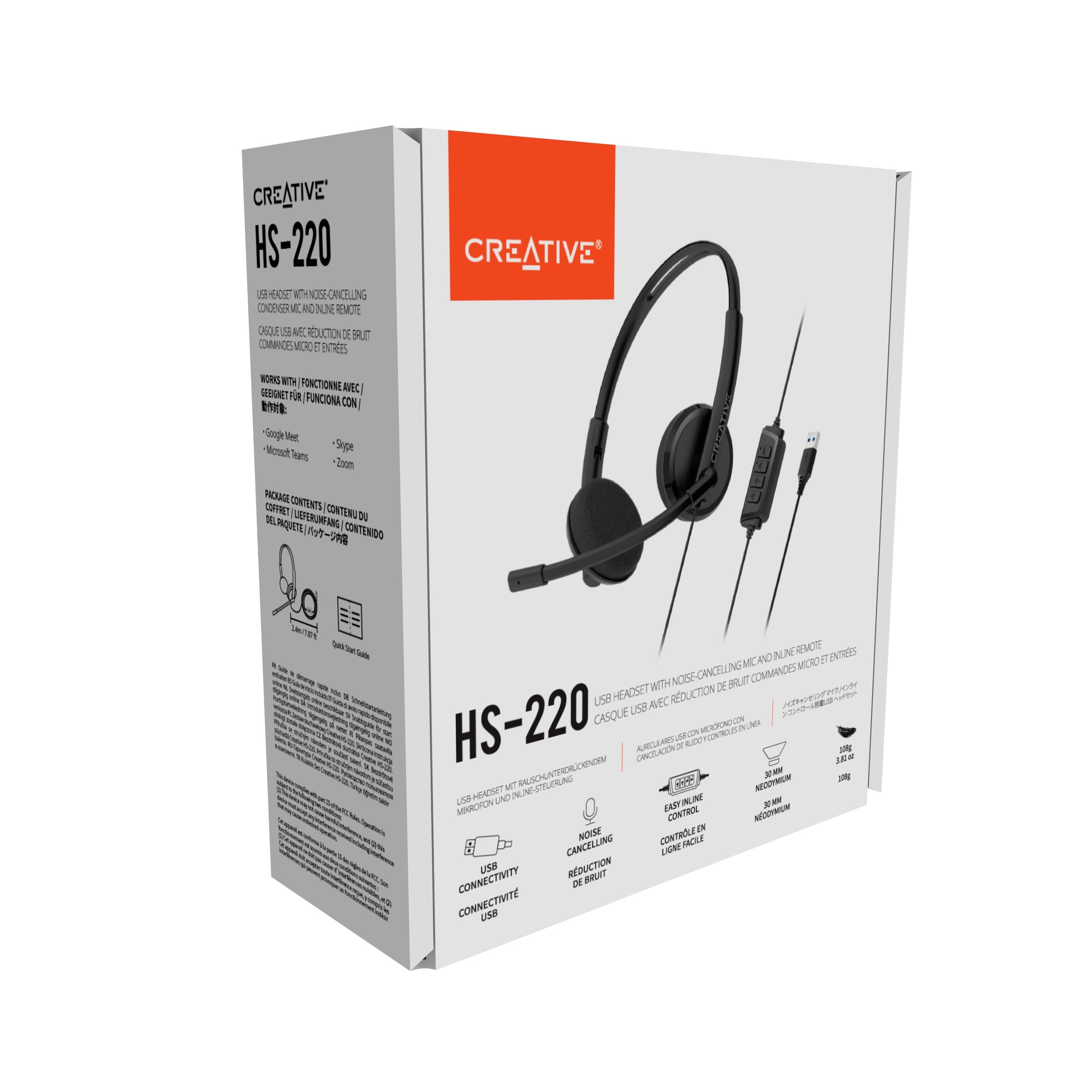 Creative Headset »HS-220 USB-Kopfhörer«, USB