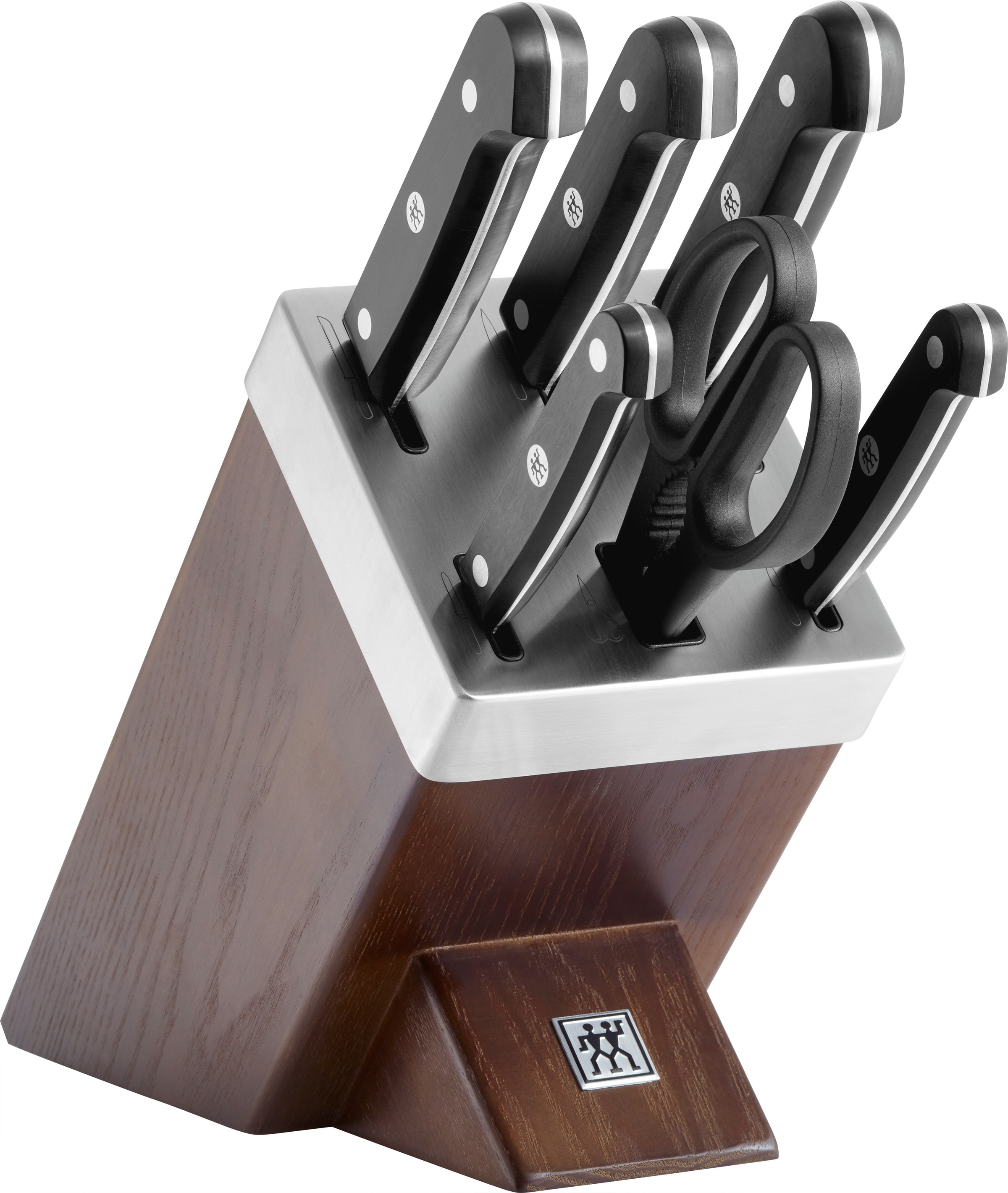 Blocco Coltelli Zwilling Gourmet Nero 7 Pezzi 20 Cm