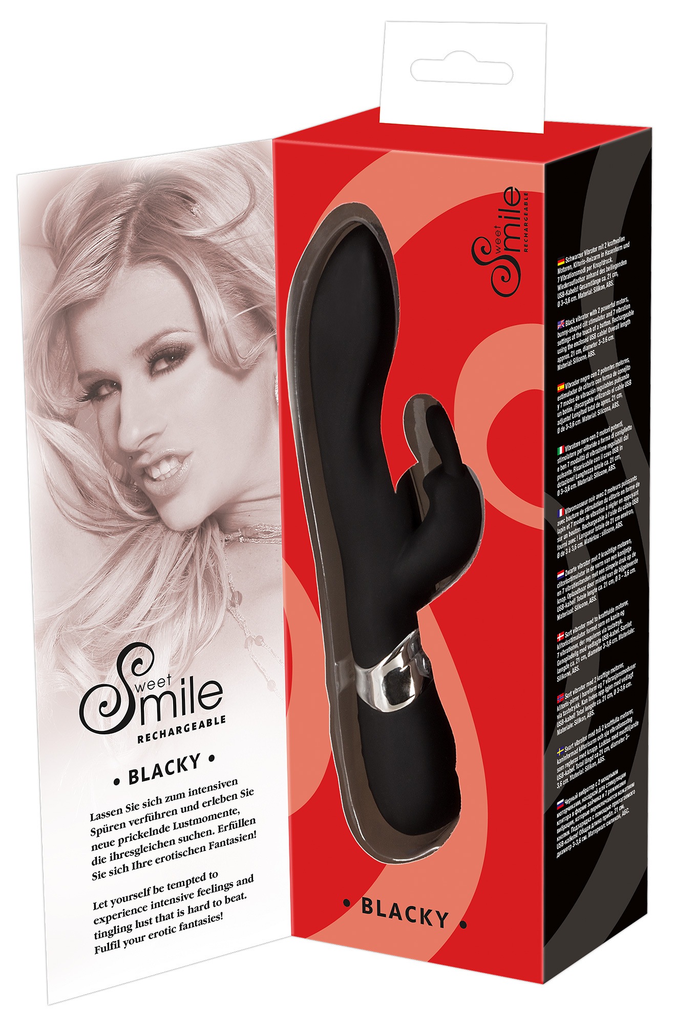 Sweet Smile Vibrator »Vibrator mit Klitorisreizer Rechargeable Rabbit Vibe«