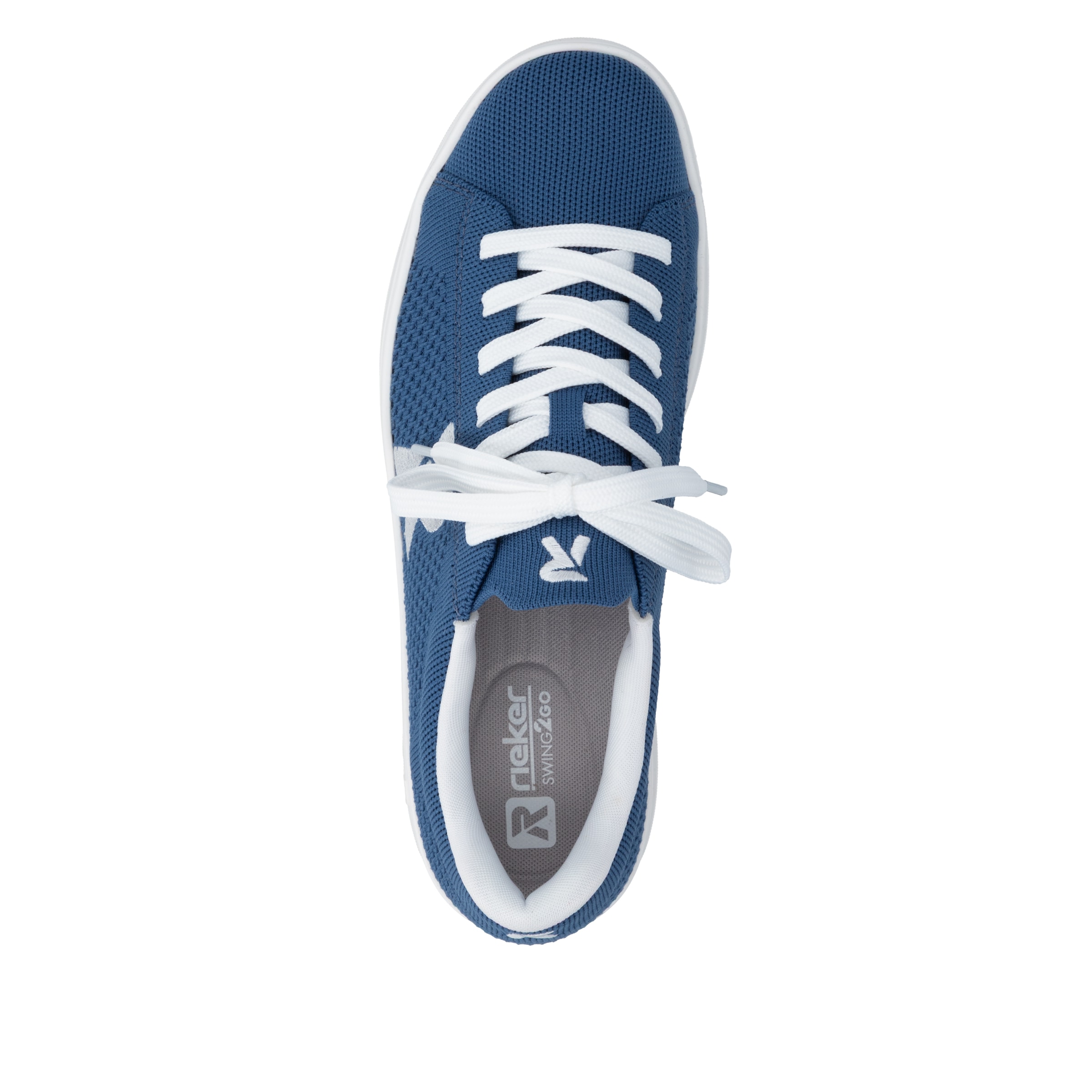 RIEKER Sport Slip-On Sneaker »Swing2GO«  Schlupfschuh, Freizeitsneaker mit aufgesetzter Schnürung