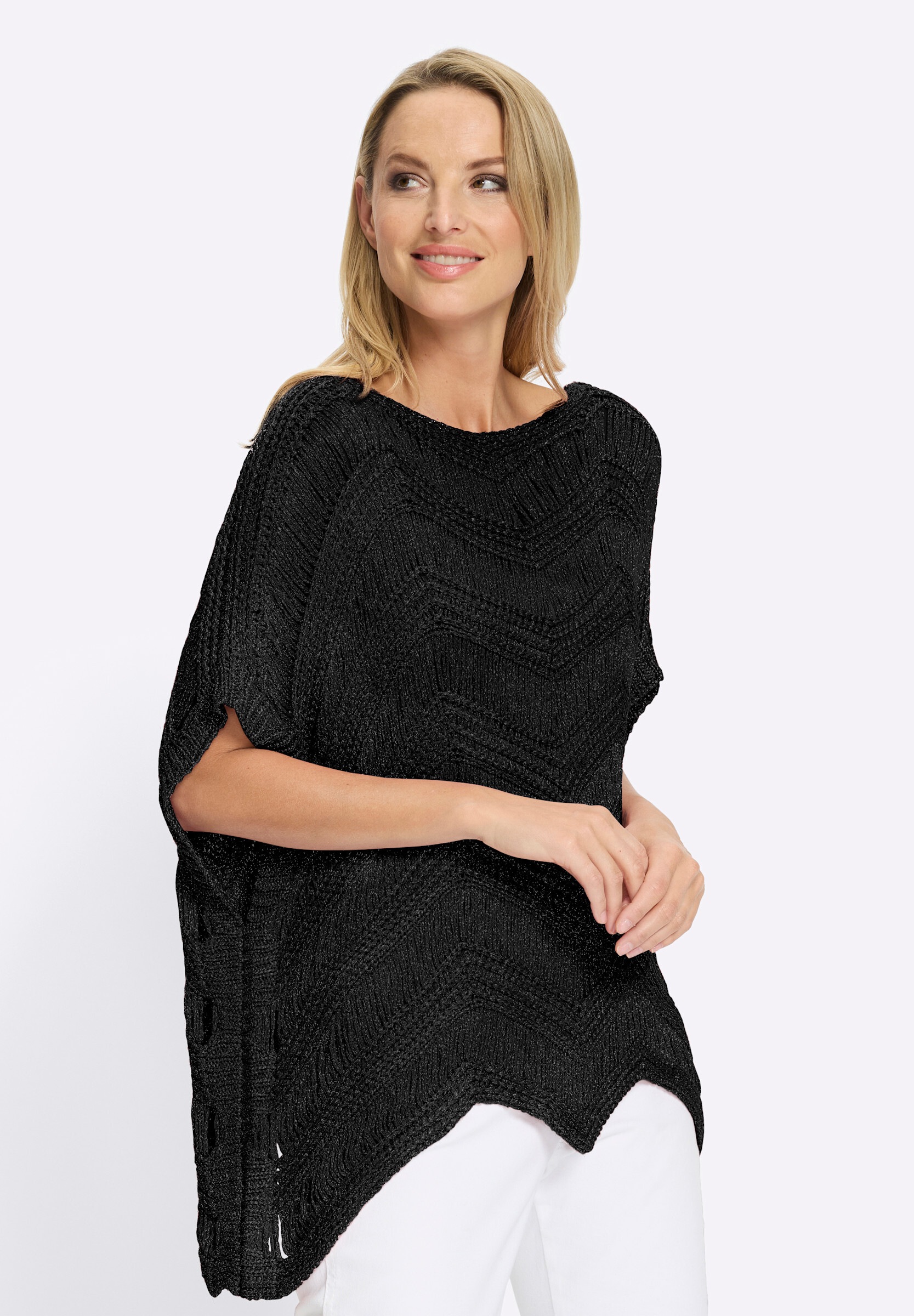 heine Strickpullover »Pullover Oversize-Pullover mit Glanzgarn«