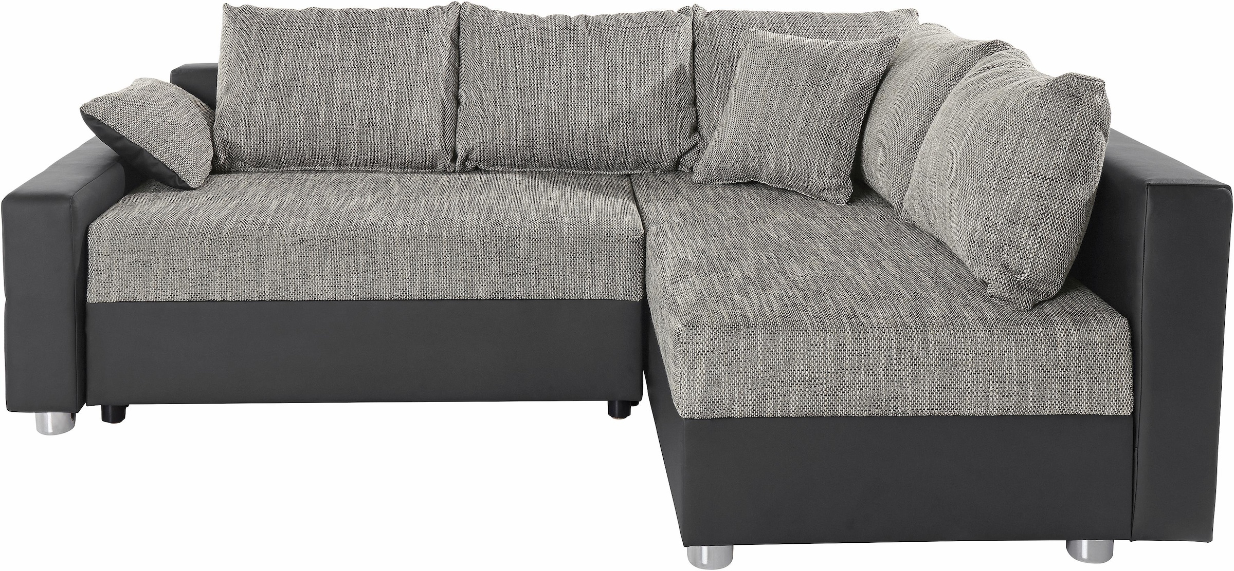 COLLECTION AB Ecksofa Parma, mit Bettfunktion, inkl. Zier- und Rückenkissen