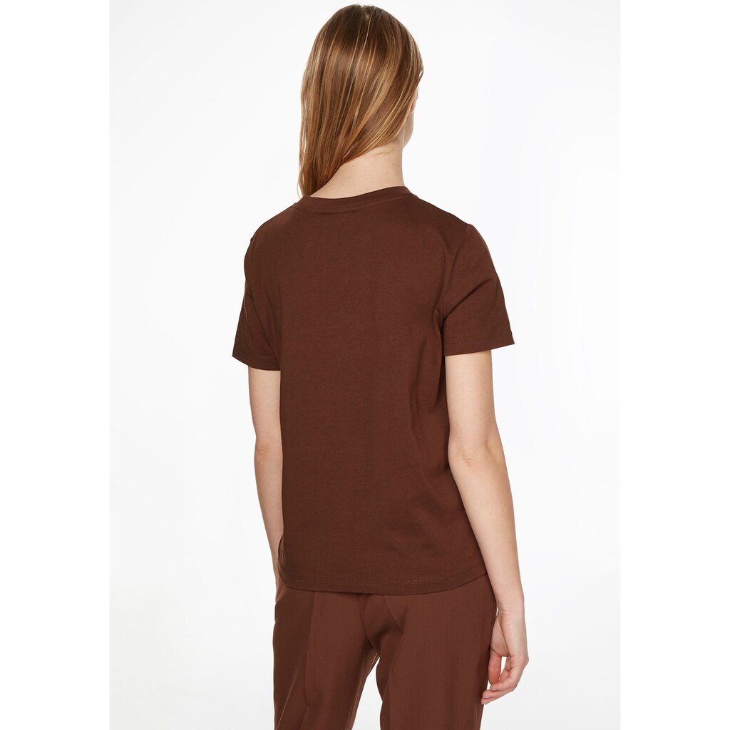 Calvin Klein Rundhalsshirt »MICRO LOGO REGULAR T-SHIRT«