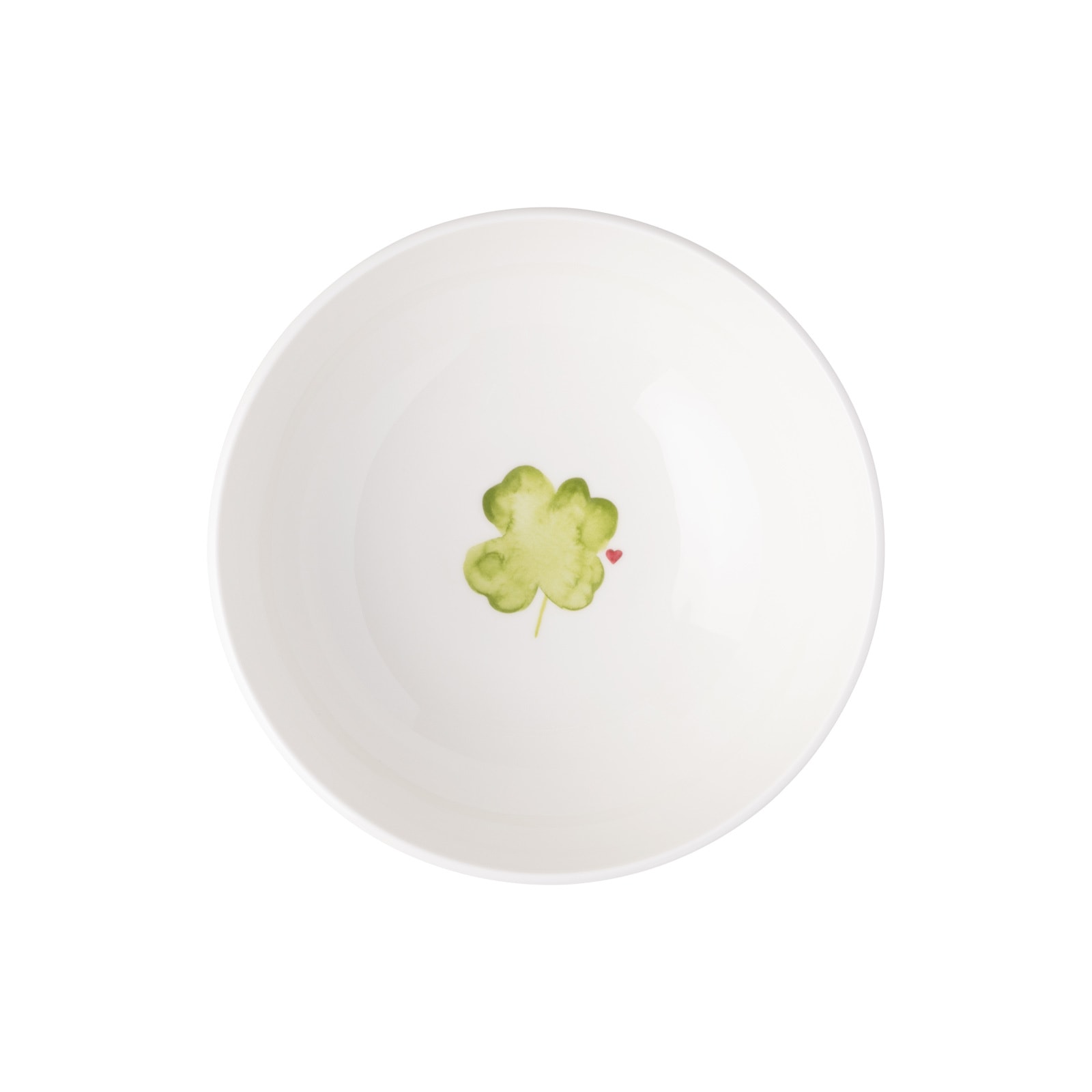 Villeroy & Boch Schale »Müslischale Good Luck With Love ø 16,9 cm weiß-grün«