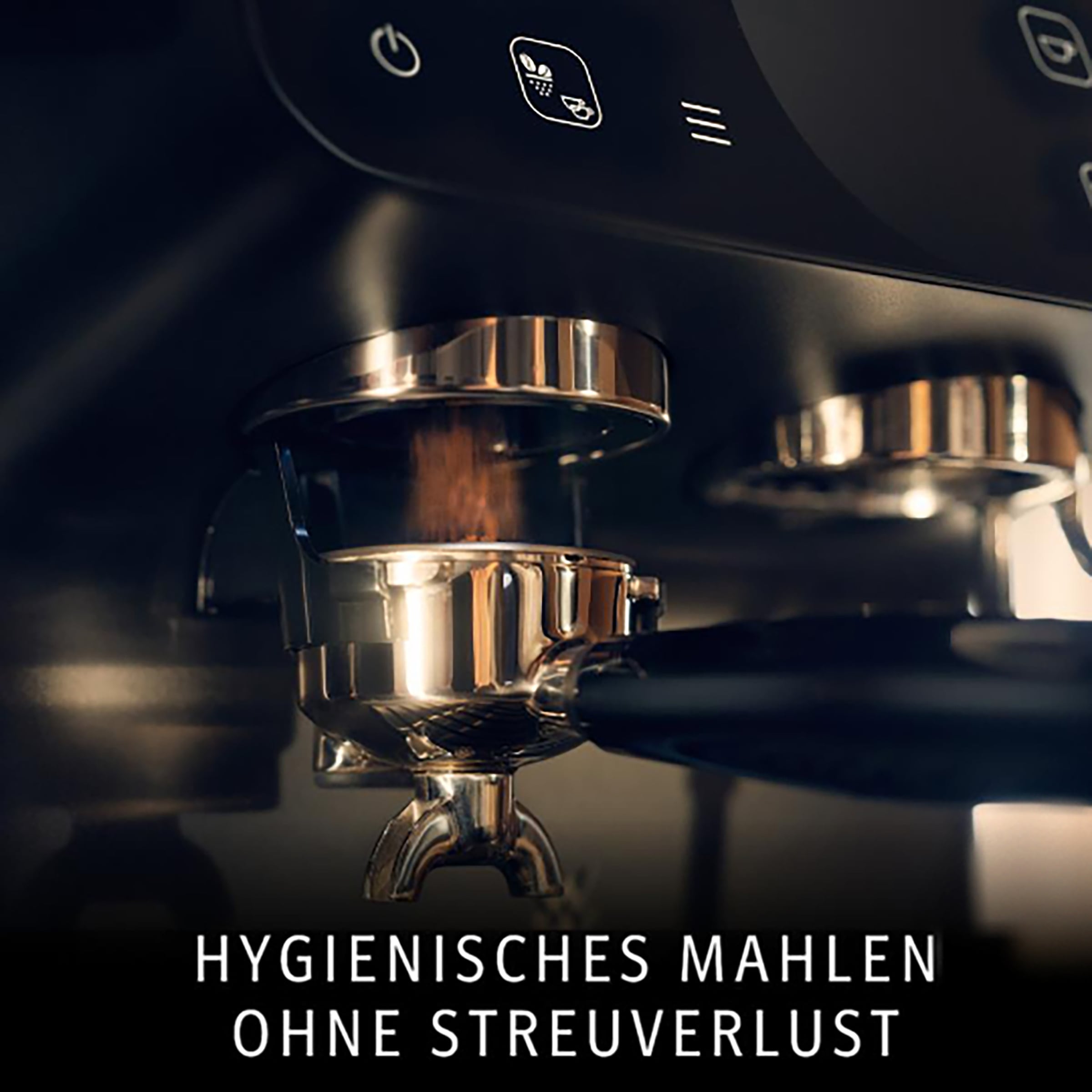 WMF Siebträgermaschine »Espresso Pro« Mahlwerk mit 60 Mahlgraden, WMF Doppel-Thermoblock Technologie