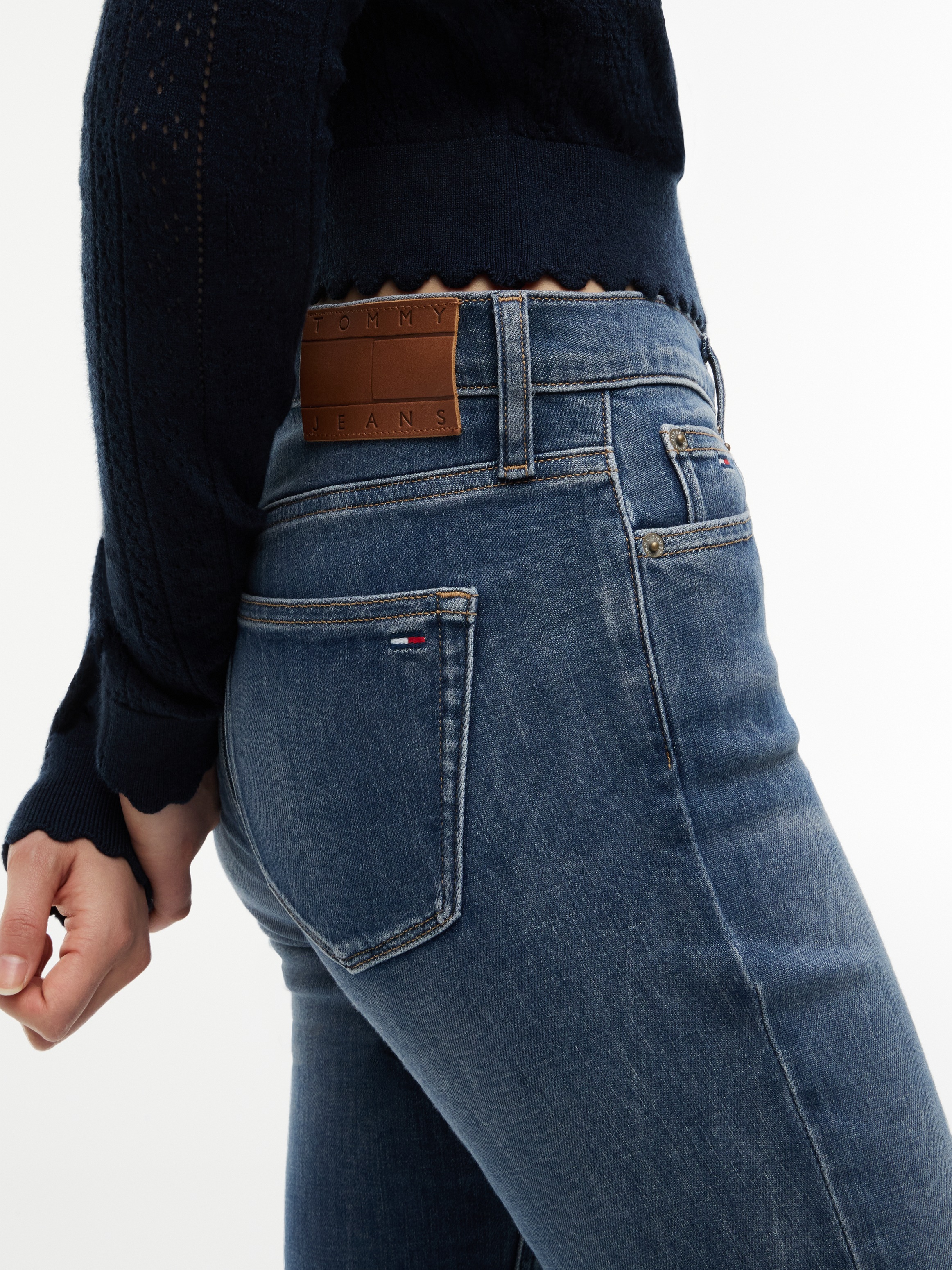 Tommy Jeans Skinny-fit-Jeans »NORA MR SKNY« Baumwollmischung, skinny fit