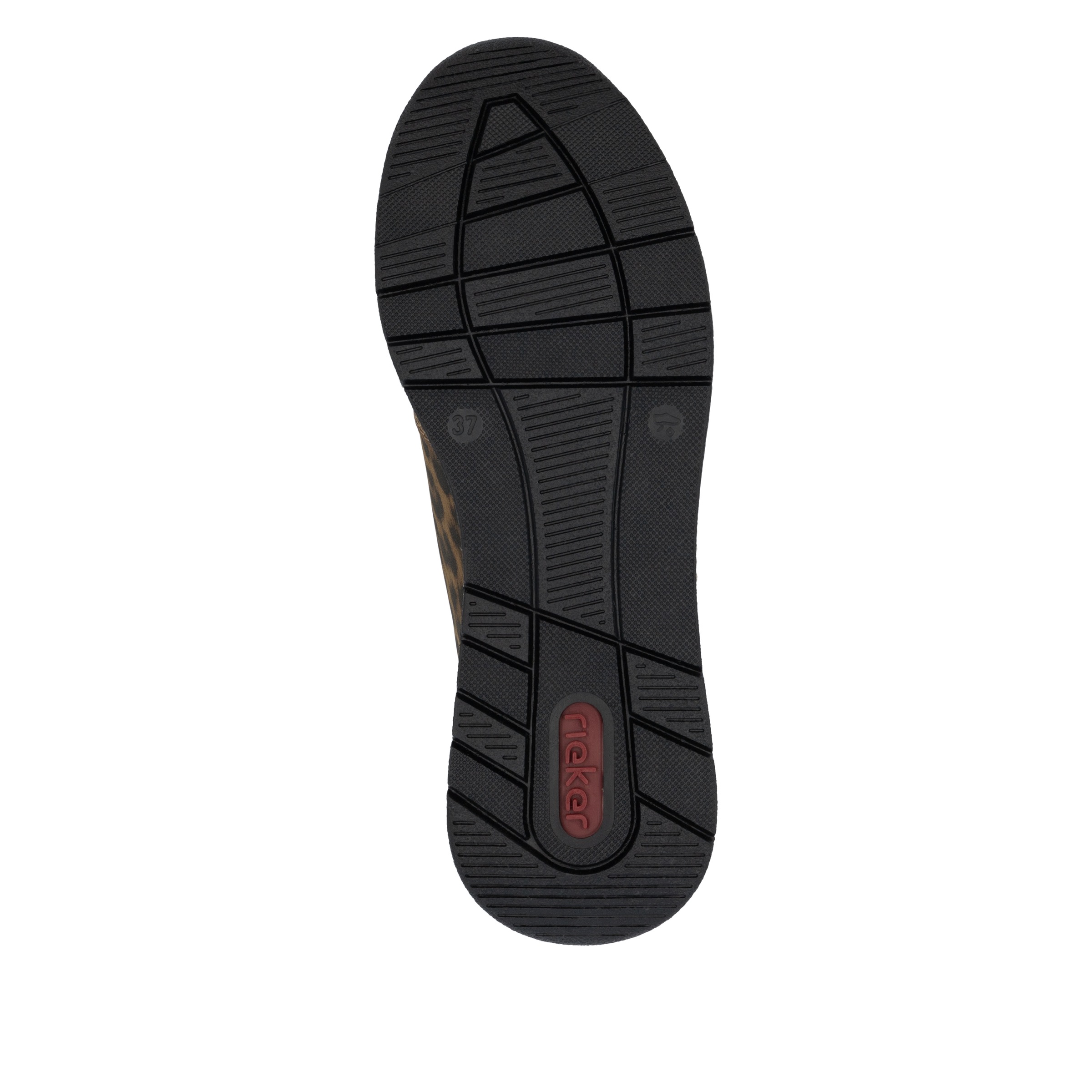 Rieker Sneaker, Freizeitschuh, Schnürschuh, Halbschuh mit modischen Akzenten