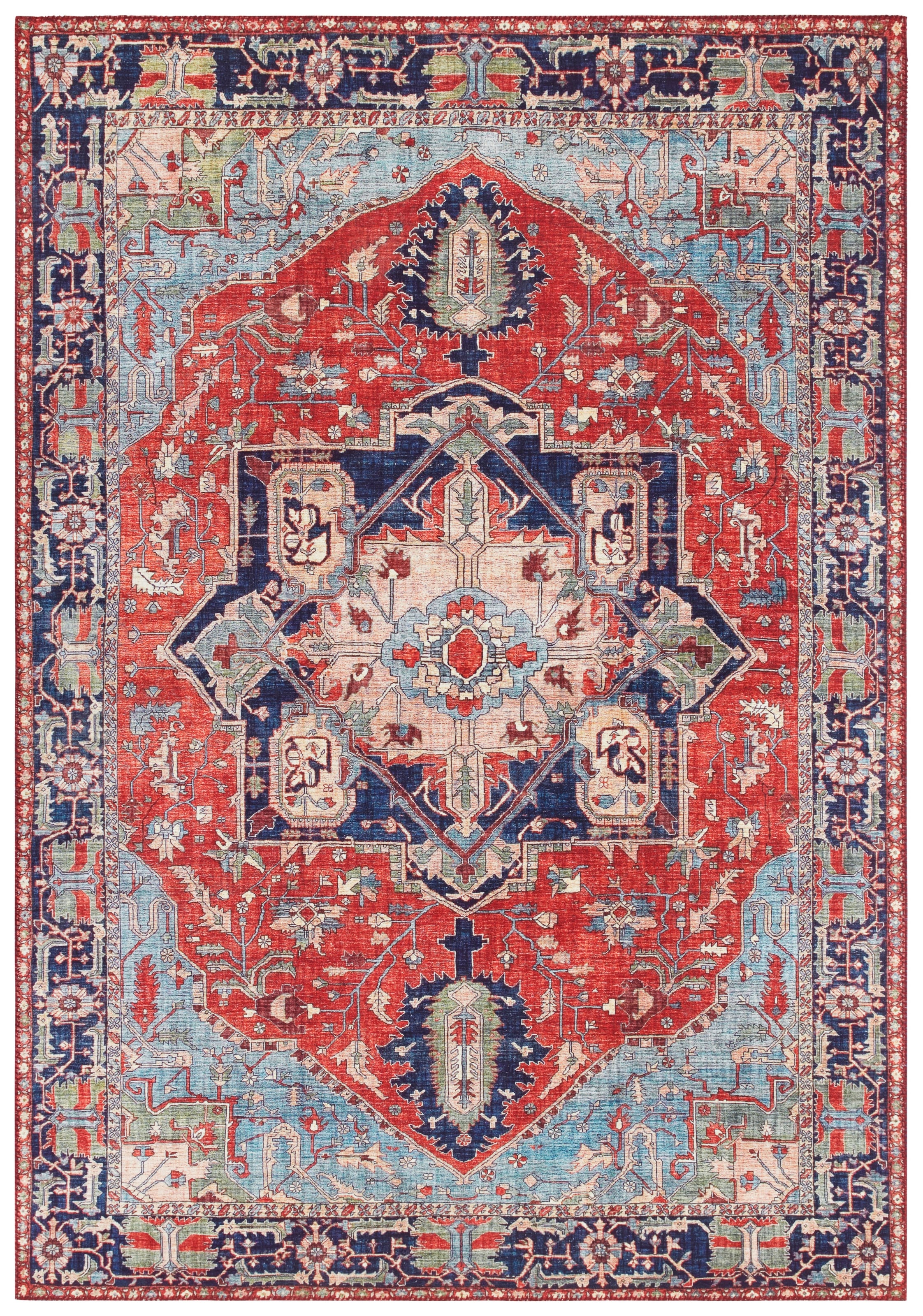 ELLE DECORATION Teppich »Hamadan« rechteckig 5 mm Höhe Orientalisch, Läufer, Kurzflor, Wohnzimmer, Schlafzimmer, Esszimmer