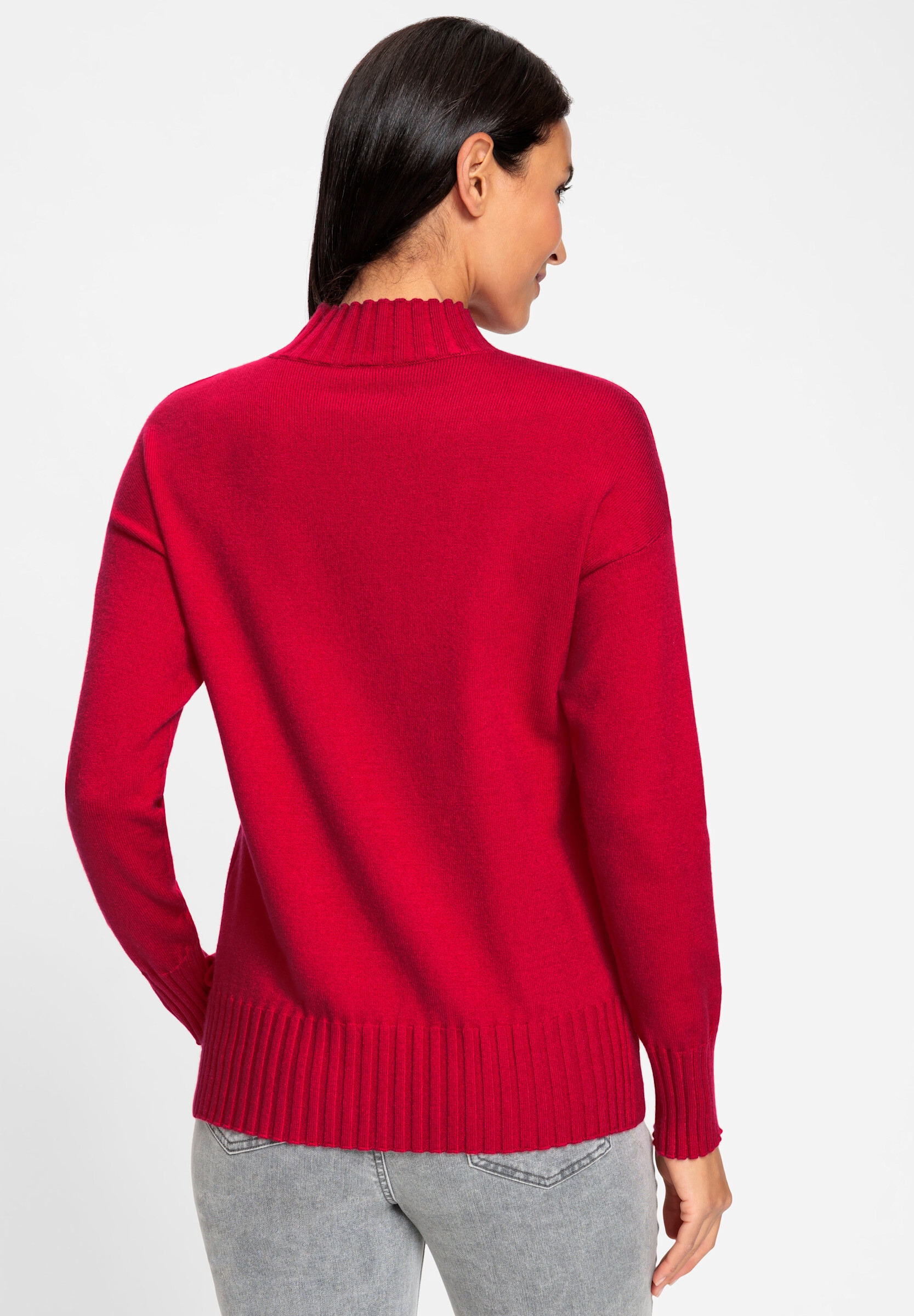 heine Strickpullover »Pullover Strickpullover mit Seitenschlitzen«