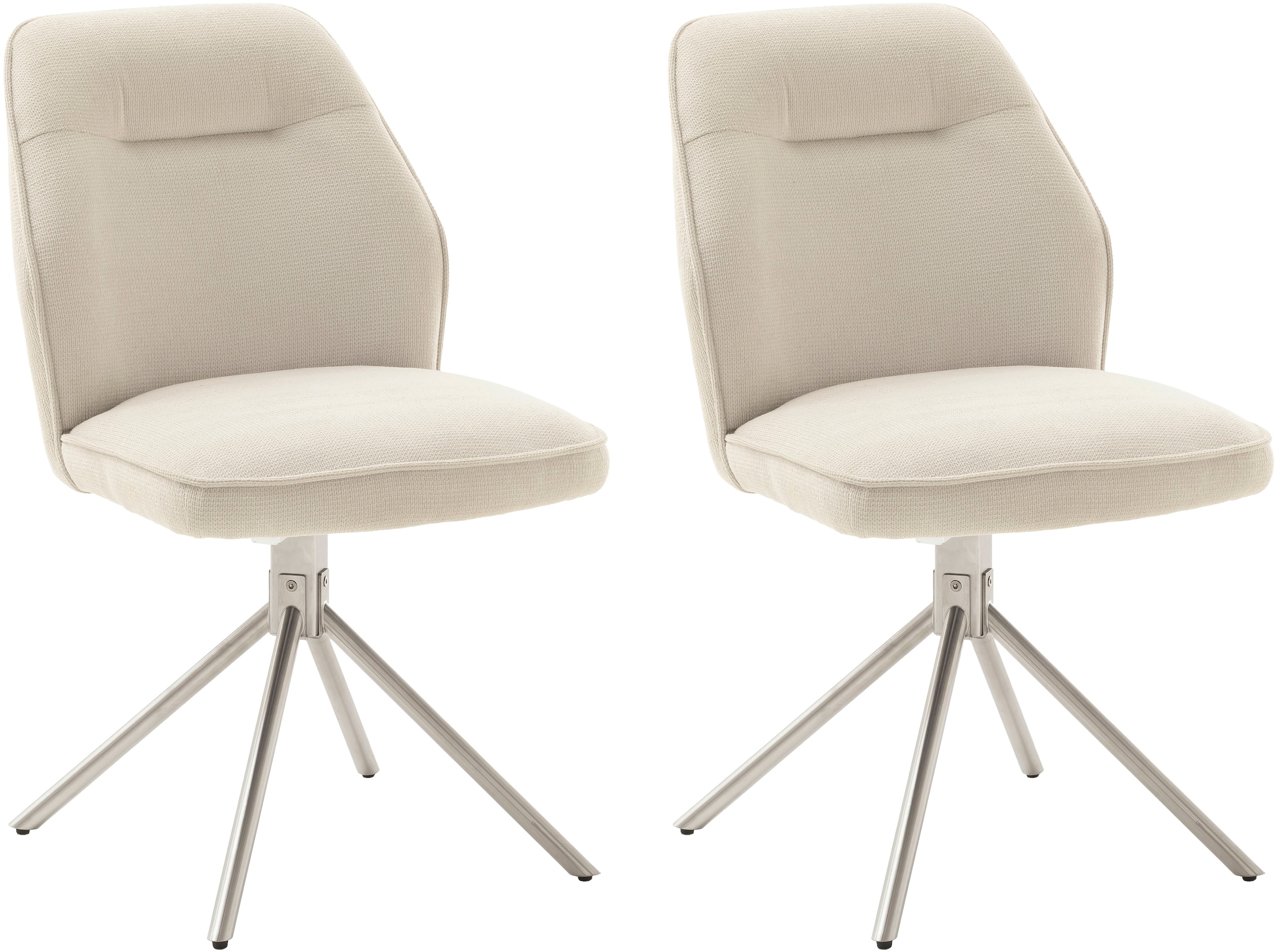 MCA furniture 4-Fußstuhl (Set) 2 Stk.180° drehbar