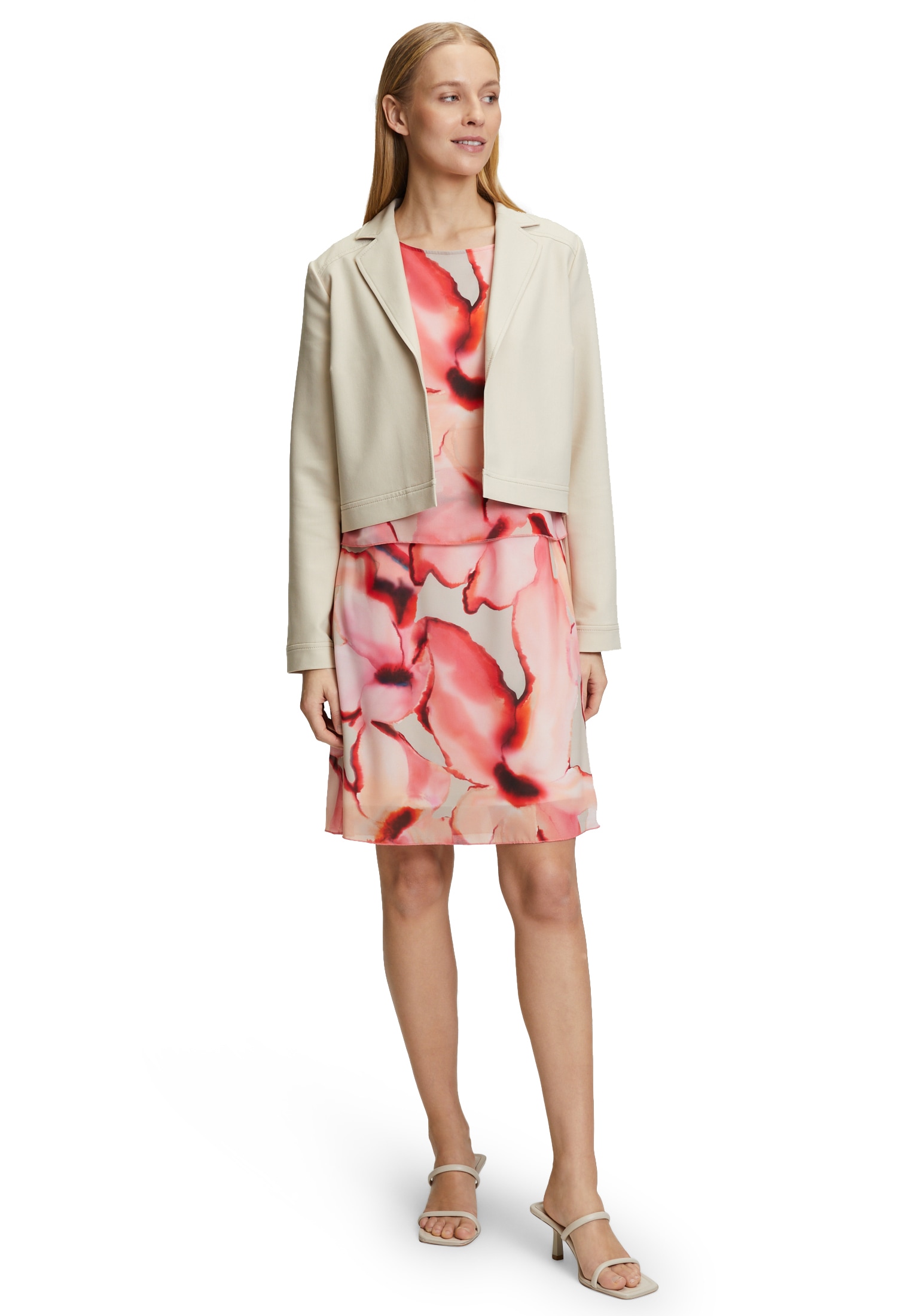 Betty Barclay Midikleid »Stufenkleid kurzarm«