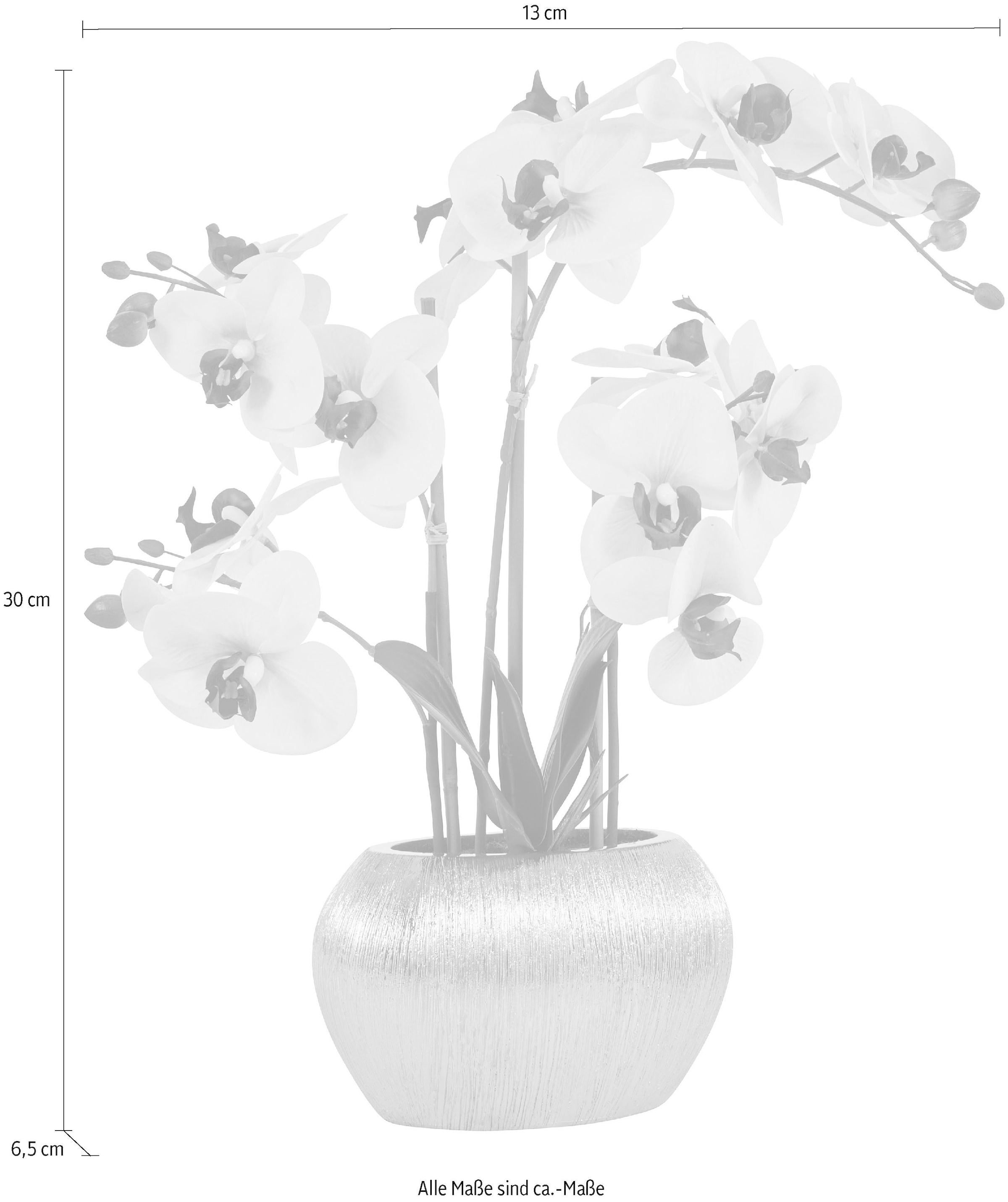 Home affaire Kunstpflanze »Orchidee«, Kunstorchidee, im Topf