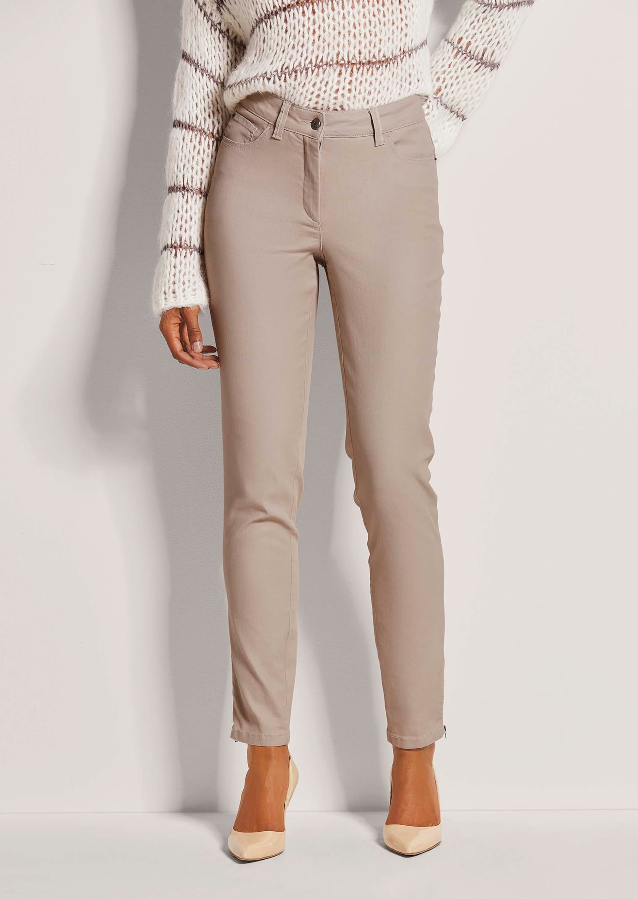 MADELEINE Regular-fit-Jeans »Jeans Beschichtete Skinny-Jeans«