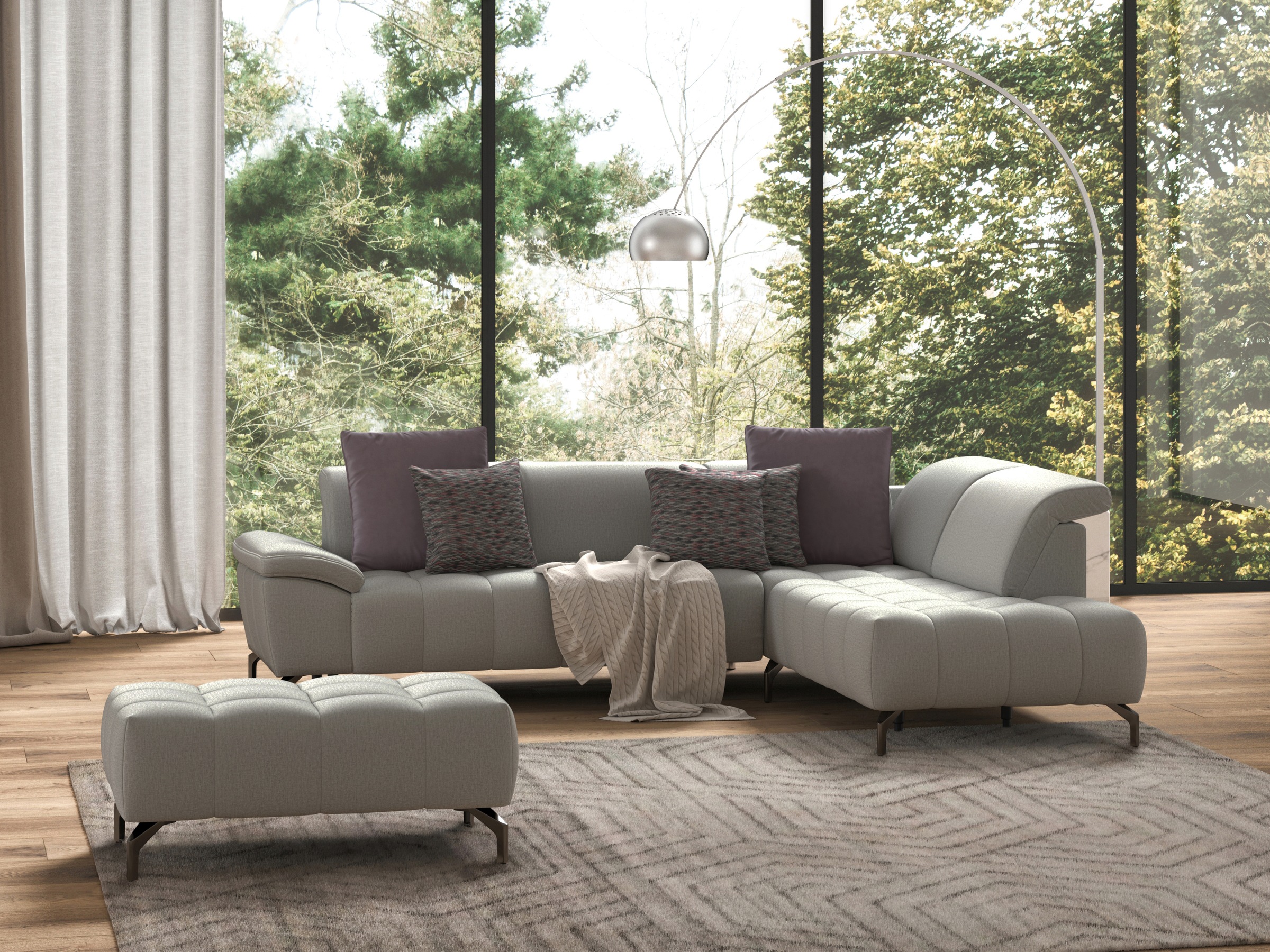 sit&more Hocker »Cool«, mit schwarzen Füßen