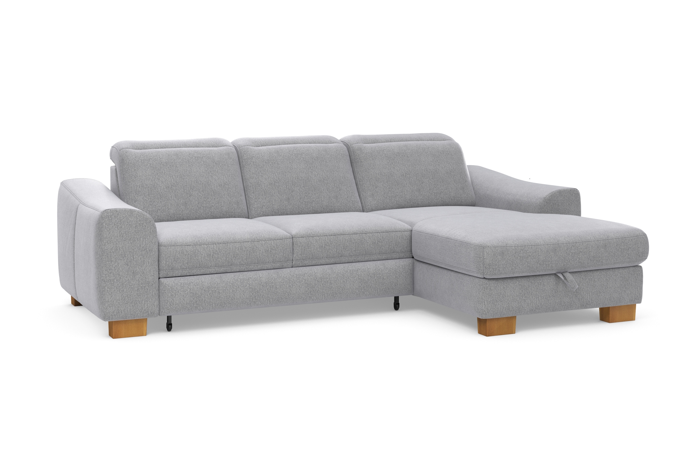 Home affaire Ecksofa »Dundee L-Form«, wahlweise mit Kopfteilverstellung und zusätzlich mit Bettfunktion