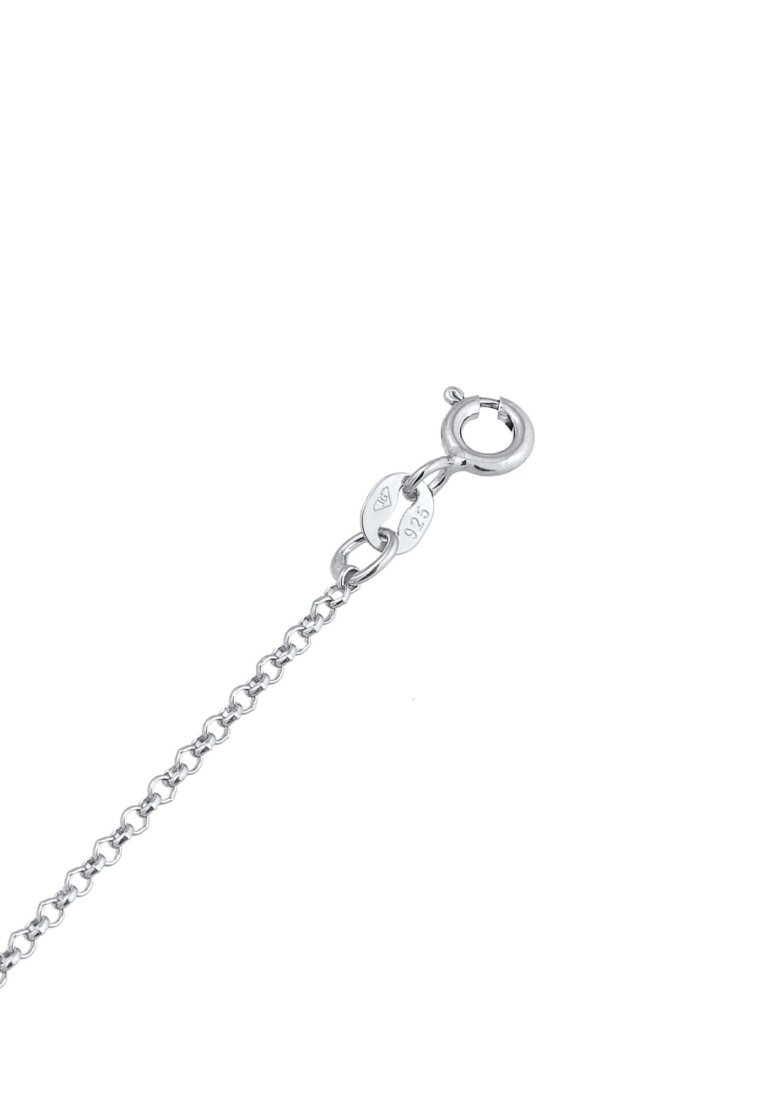 Elli Fußkette »Fußschmuck Flugzeug Travel Reise Basic 925 Silber«