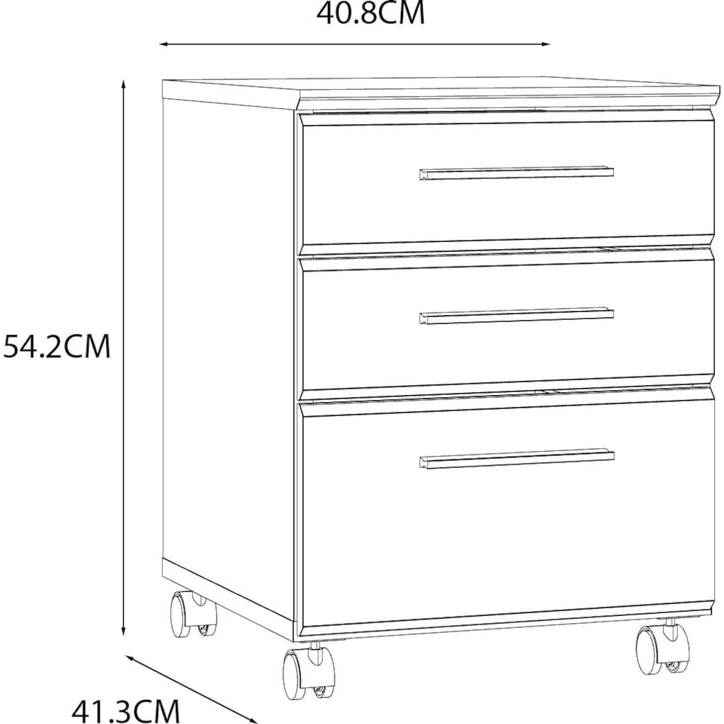 FORTE Rollcontainer »Mindi«