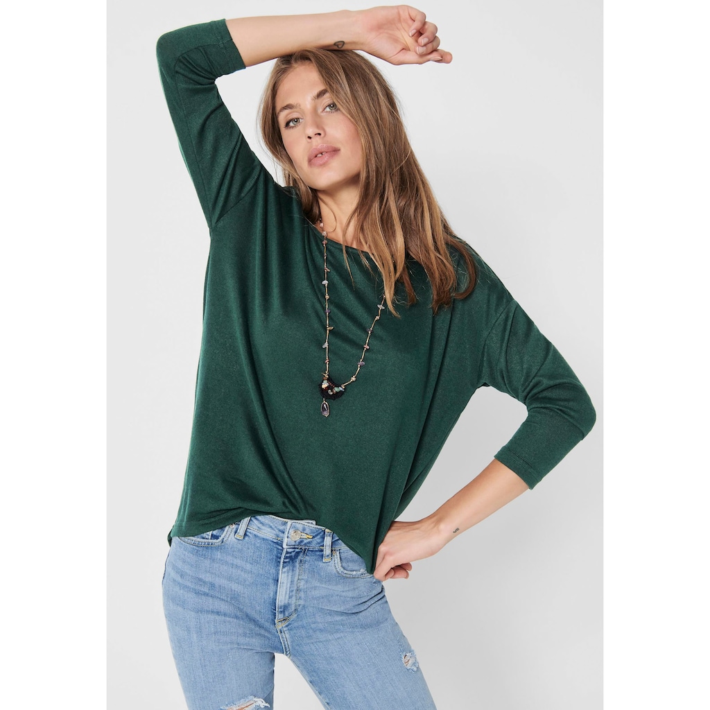 ONLY 3/4-Arm-Shirt »ONLELCOS 4/5 SOLID TOP«