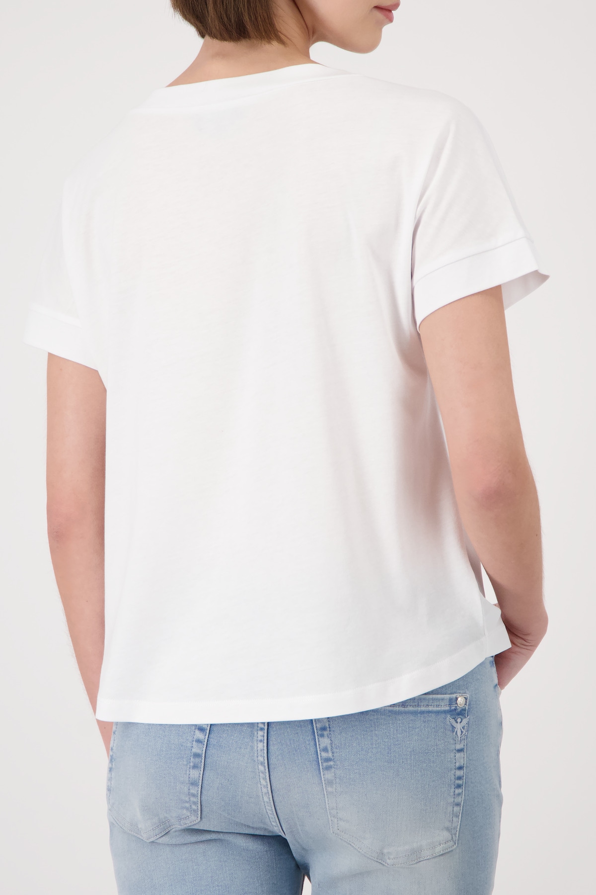Monari Schlupfbluse »Schluse Basic Schluse« mit Ziertasche