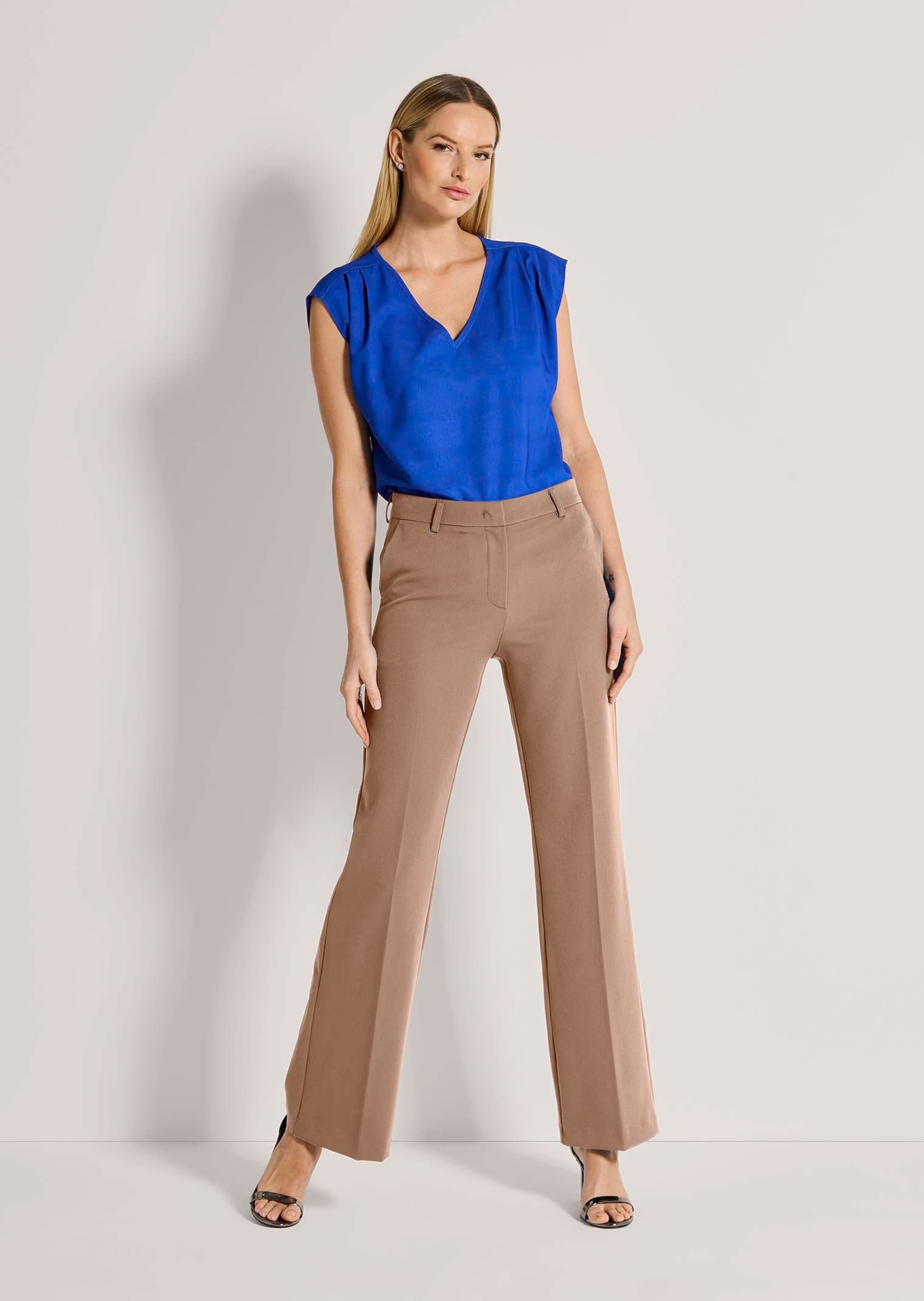 MADELEINE Bügelfaltenhose »Palazzohose Ausgestellte Bügelfalten-Hose«