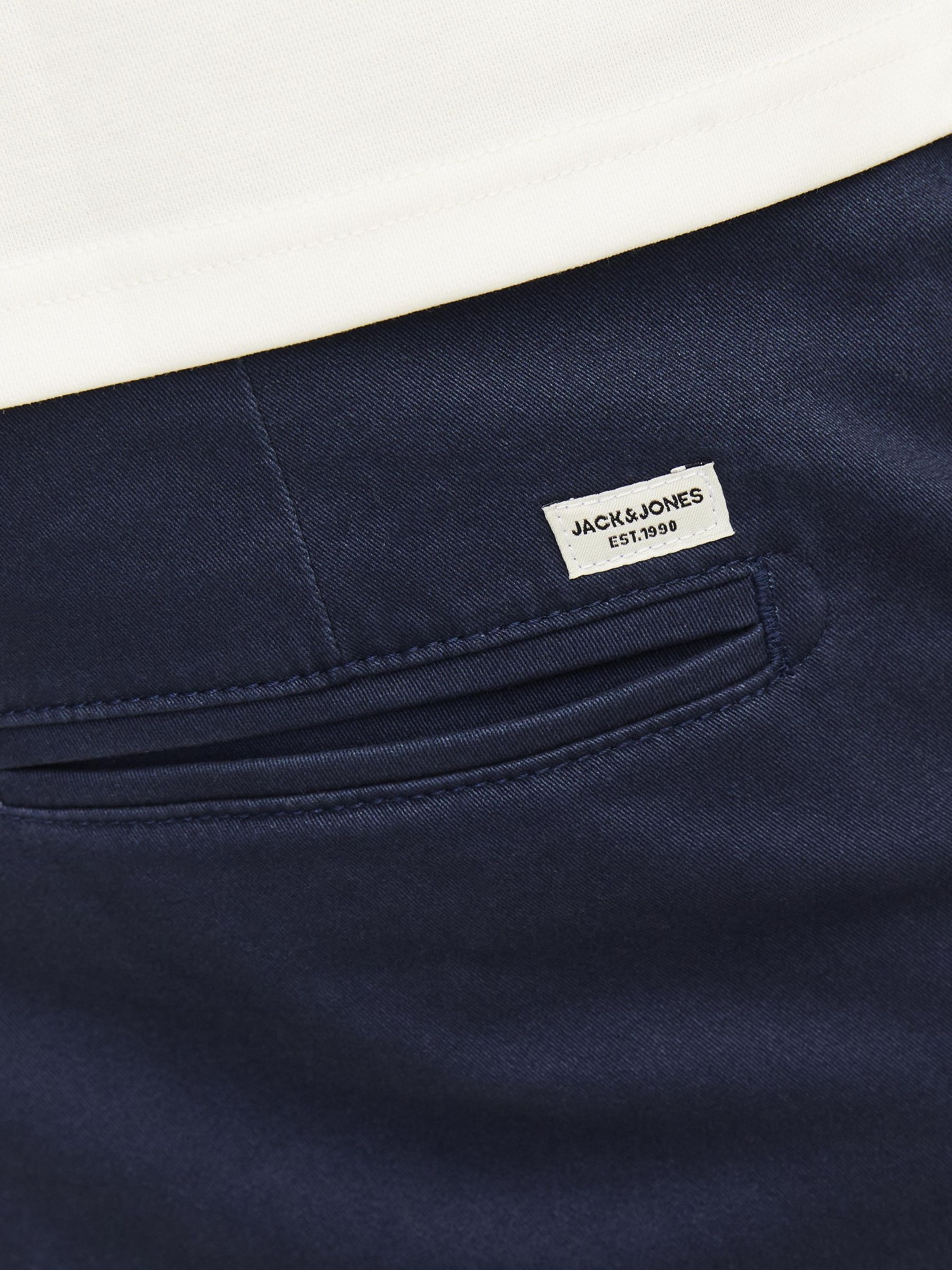 Jack & Jones Chinohose »JPSTMARCO mit schmalem Bein und pflegeleichtem Stoff«  washed, modisch, schmal, Baumwollmischung