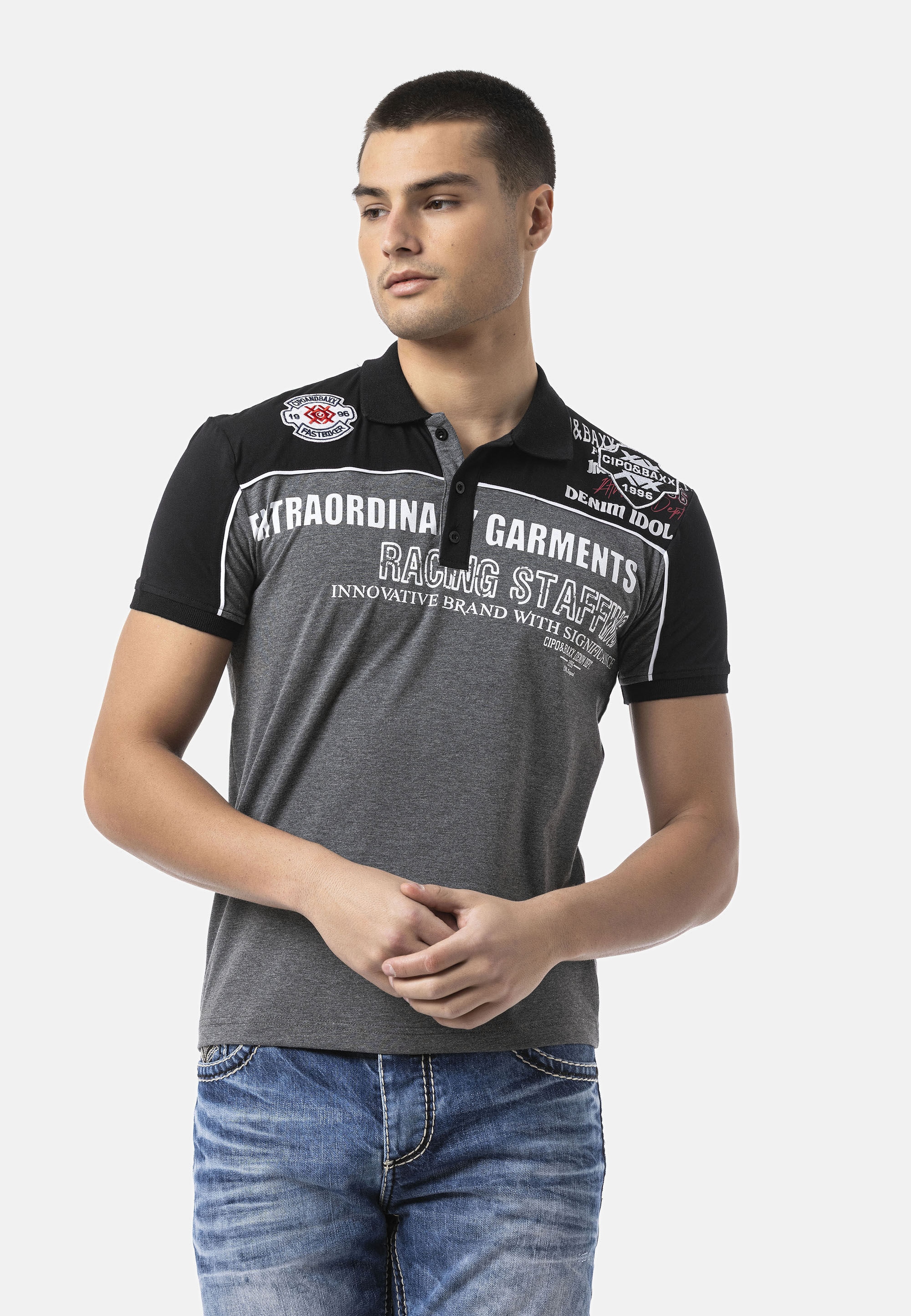 Cipo & Baxx T-Shirt »CT803« hoher Tragekomfort