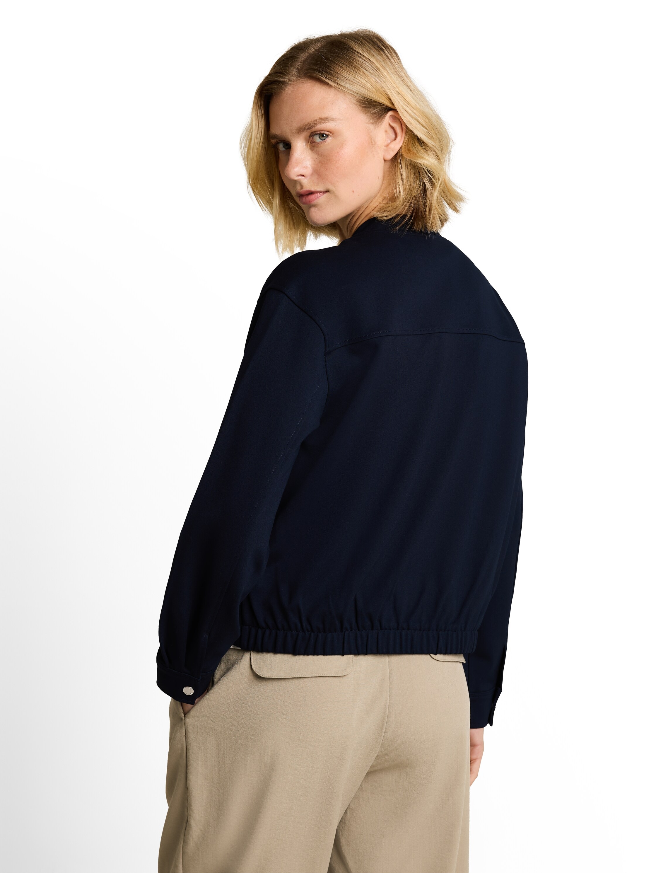 TOM TAILOR Kurzblazer Blouson mit Reißverschluss
