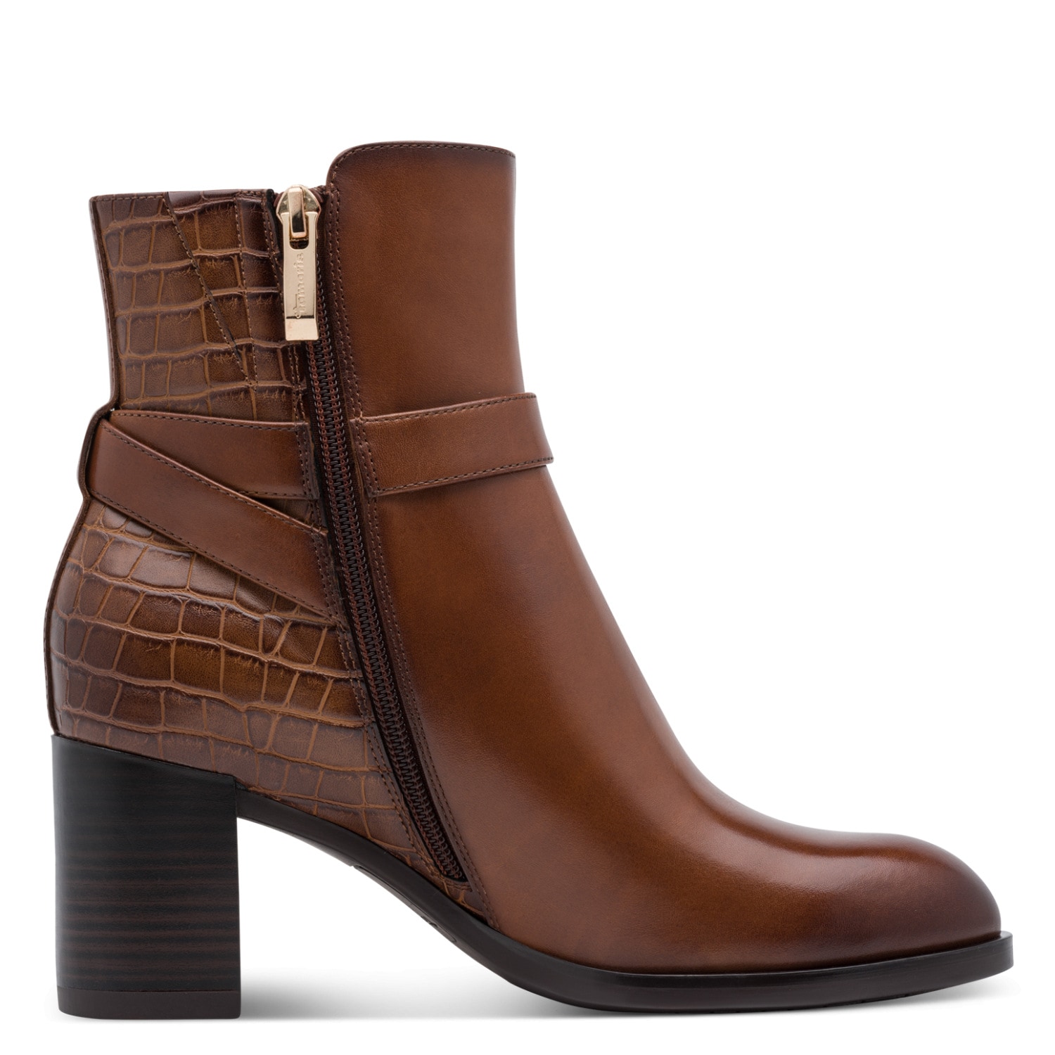Tamaris Stiefelette  Blockabsatz, Ankleboot, mit modischer Zierschnalle