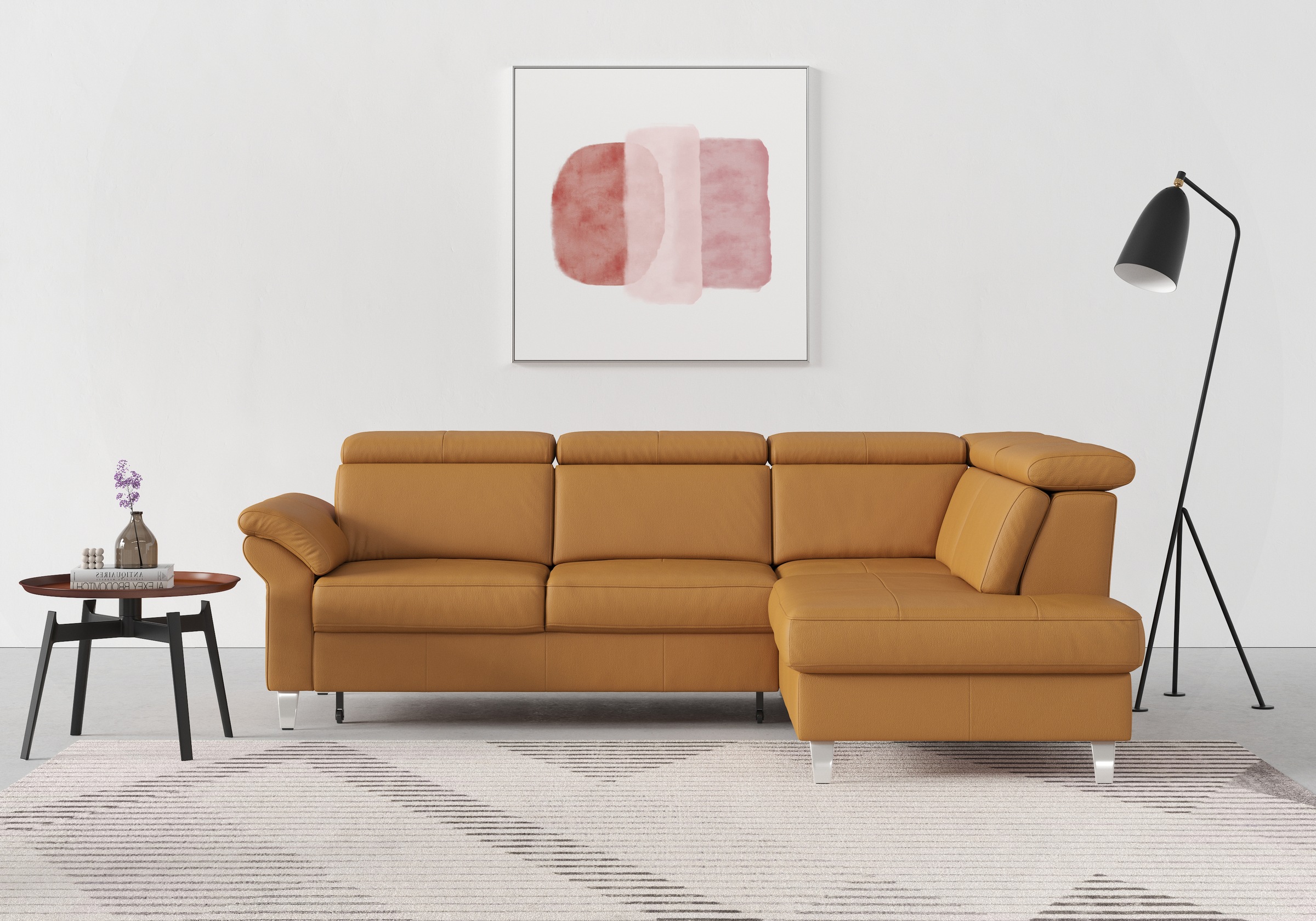sit&more Ecksofa, inklusive Kopfteilverstellung, wahlweise mit Bettfunktion und Bettkasten