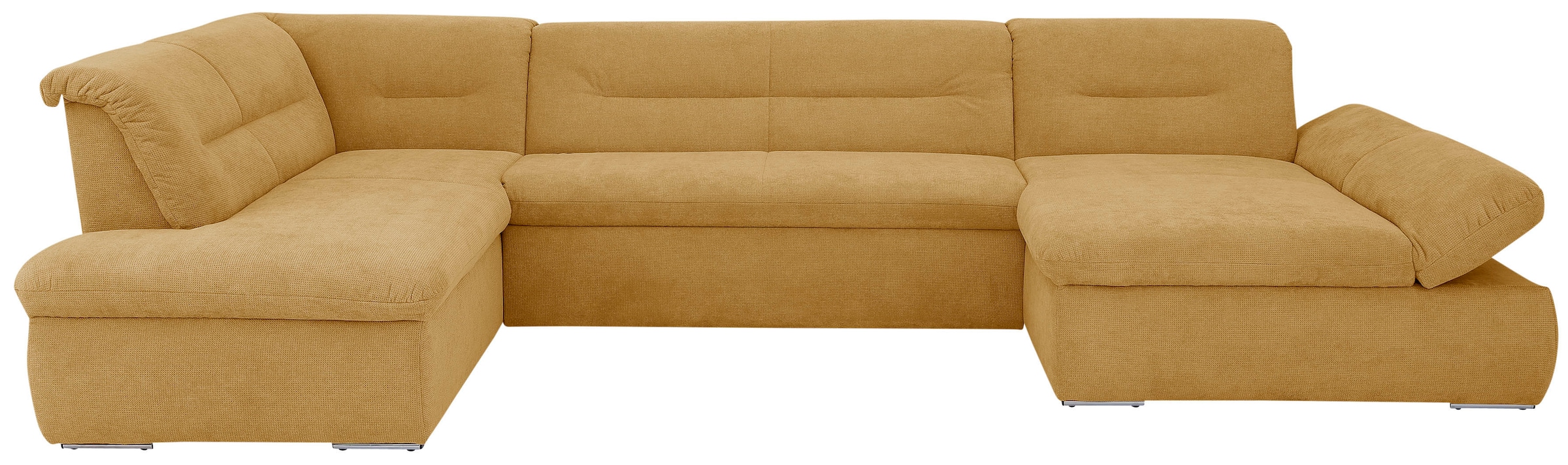 INOSIGN Wohnlandschaft »Avesa U-Form«, Wahlweise mit Armteilverstellung und Bettfunktion, B/T/H: 355/216/80cm