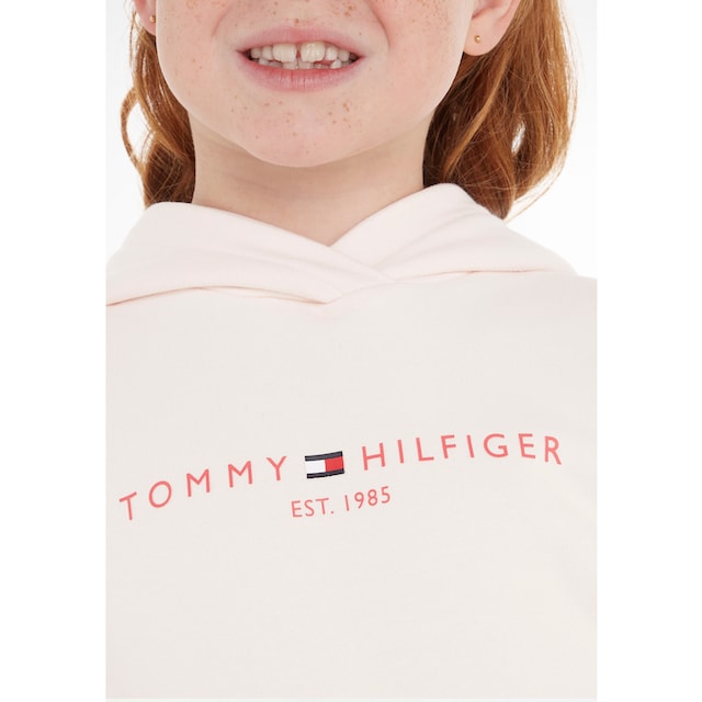 Tommy Hilfiger Sweatkleid »ESSENTIAL HOODIE DRESS S/S«, mit kurzen Ärmeln  bei ♕