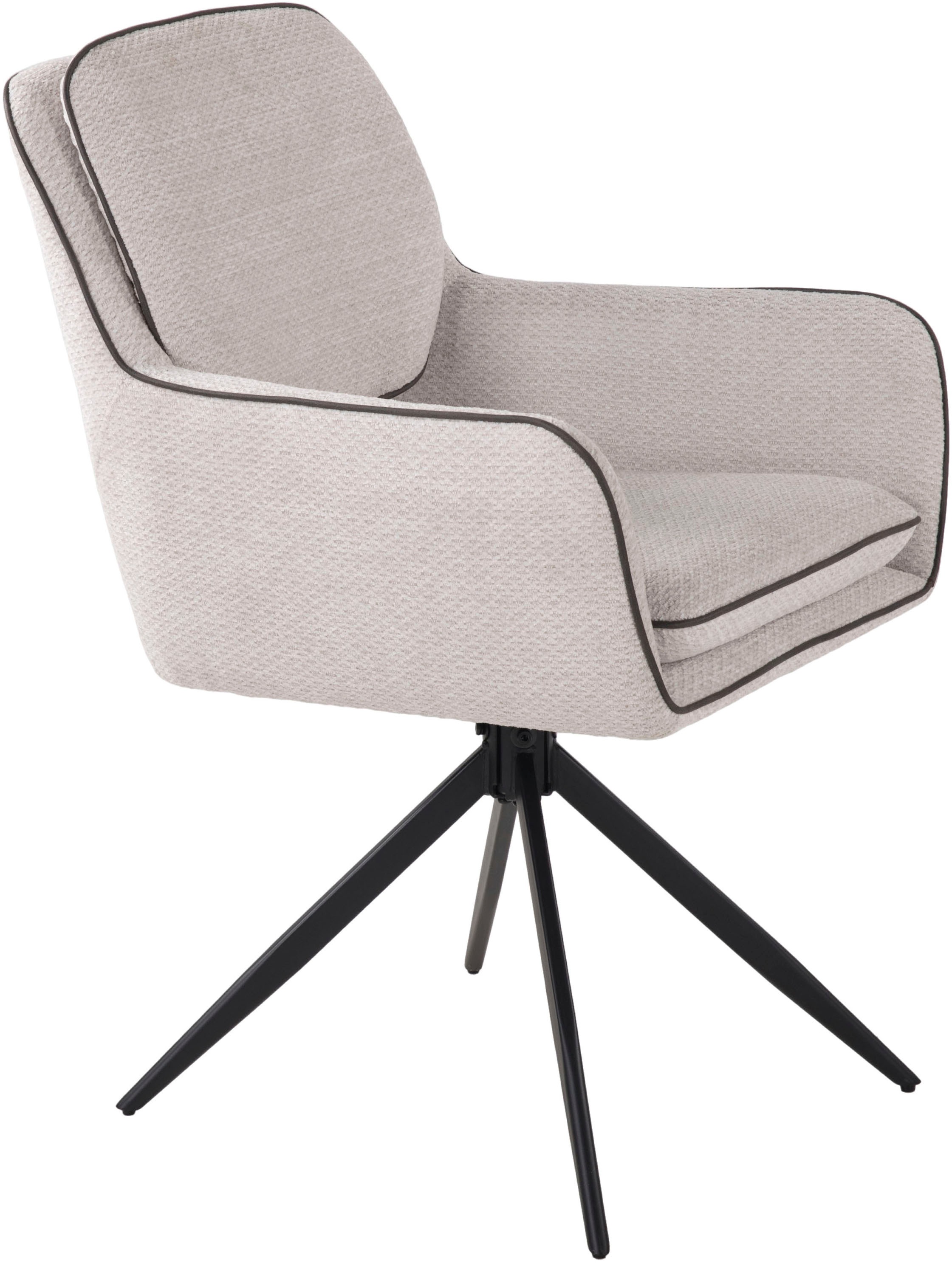 Duo Collection Essgruppe »Emira und Esra«, (Set, 5 tlg.), massives Metalgestell, Stühle drehbar