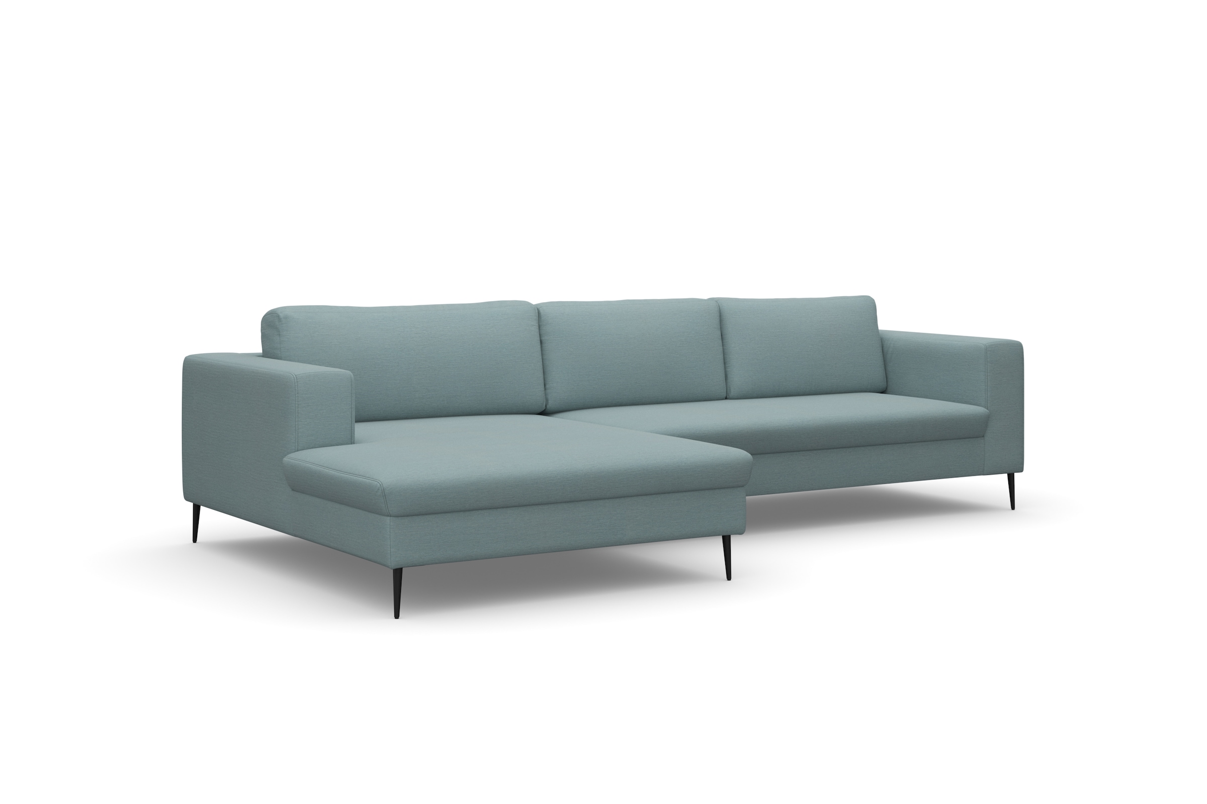 DOMO collection Ecksofa »Modica, zeitlos und elegant, L-Form« moderne Optik mit extrabreiter Recamiere, auch in Cord