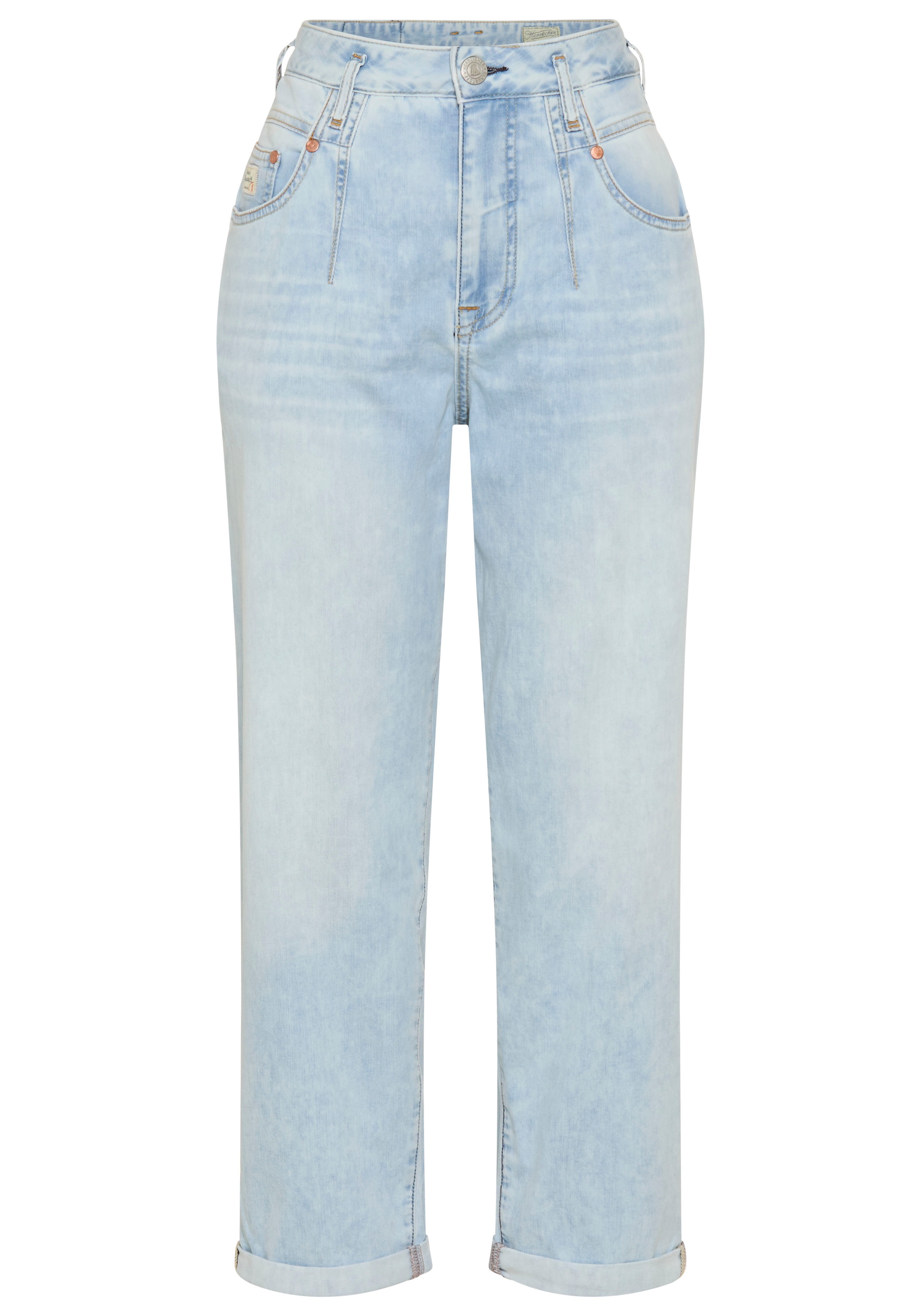 Herrlicher Straight-Jeans »Brooke Denim Light« krempelbar
