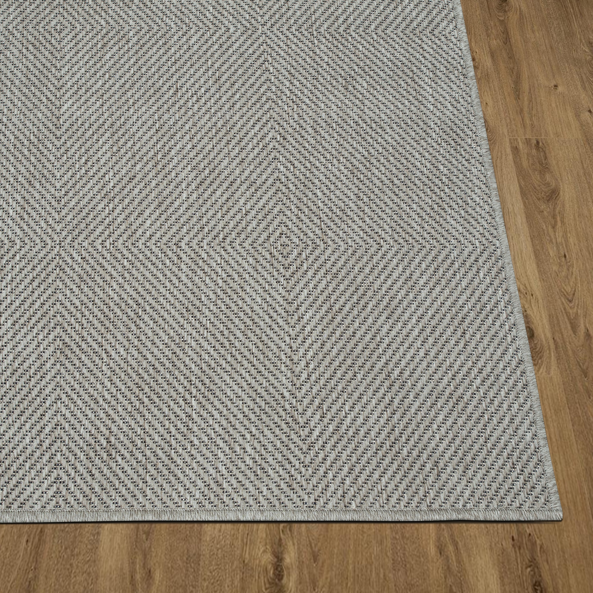OTTO home Teppich »Anna, auch als Läufer erhältlich« rechteckig 3 mm Höhe In- und Outdoor geeignet, Sisal-Optik, Wetterfest & UV-beständig