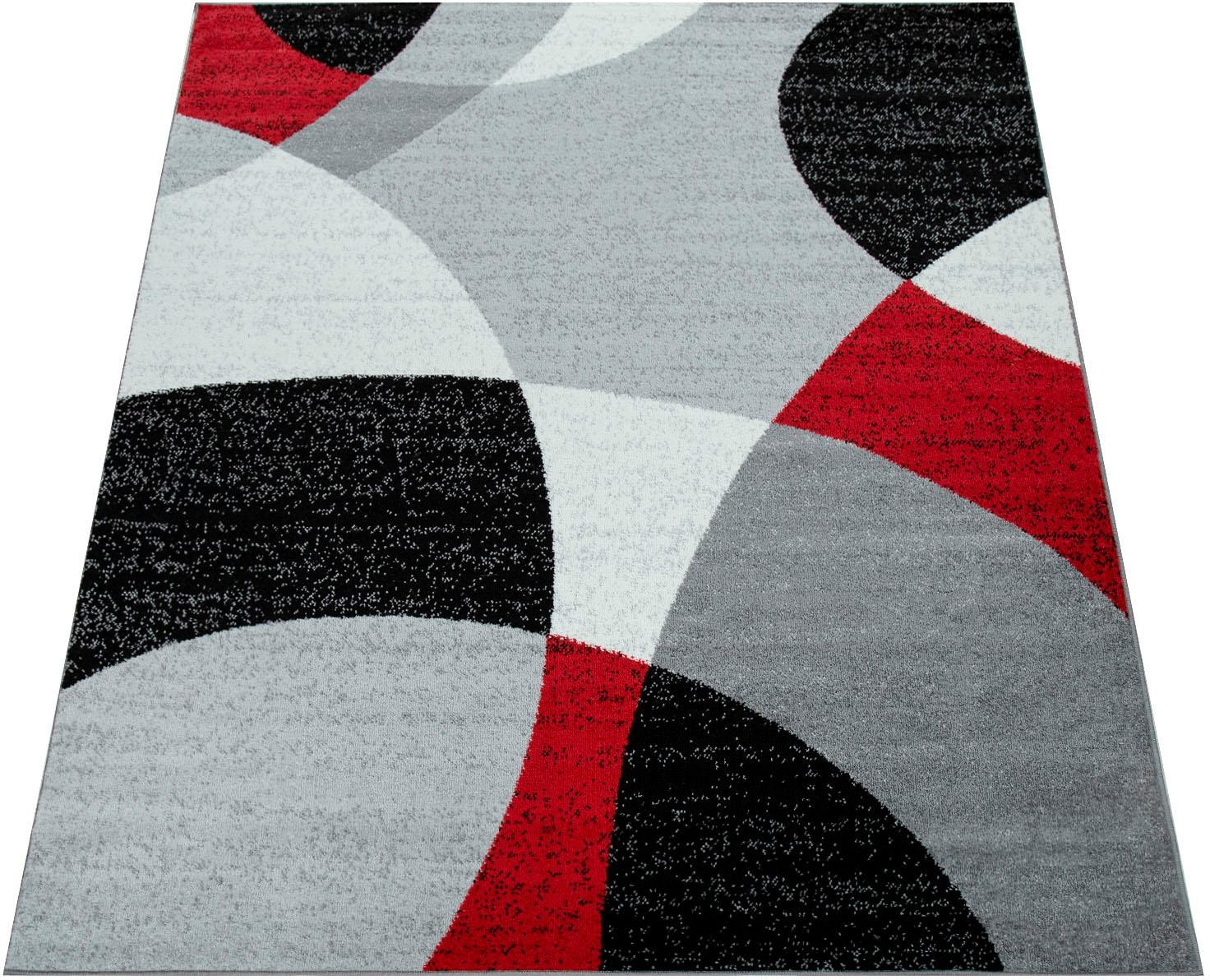 Paco Home Teppich »Fiesta 114«, rechteckig, 12 mm Höhe, Kurzflor, Designer Teppich, ideal im Wohnzimmer & Schlafzimmer