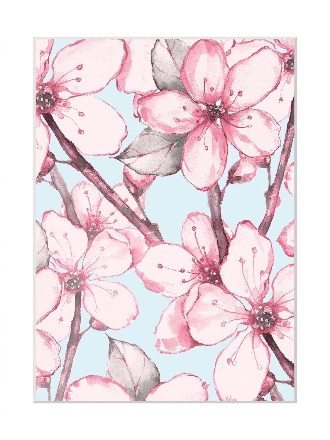 queence Bild »Melanie«, Blumen, Blumen, gerahmt