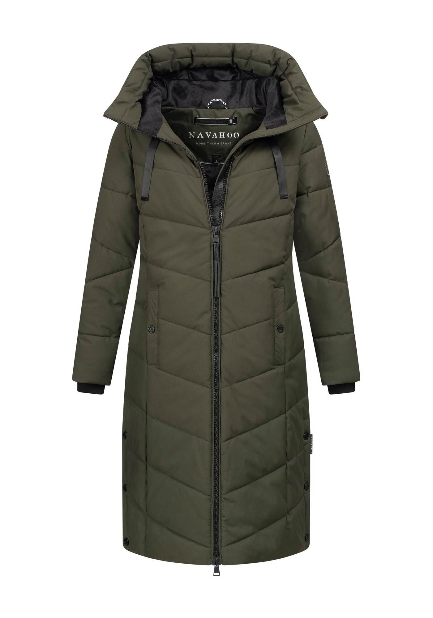 Navahoo Winterjacke »Navahoo Schmatzibaer lange Damen Winter Steppjacke N009«