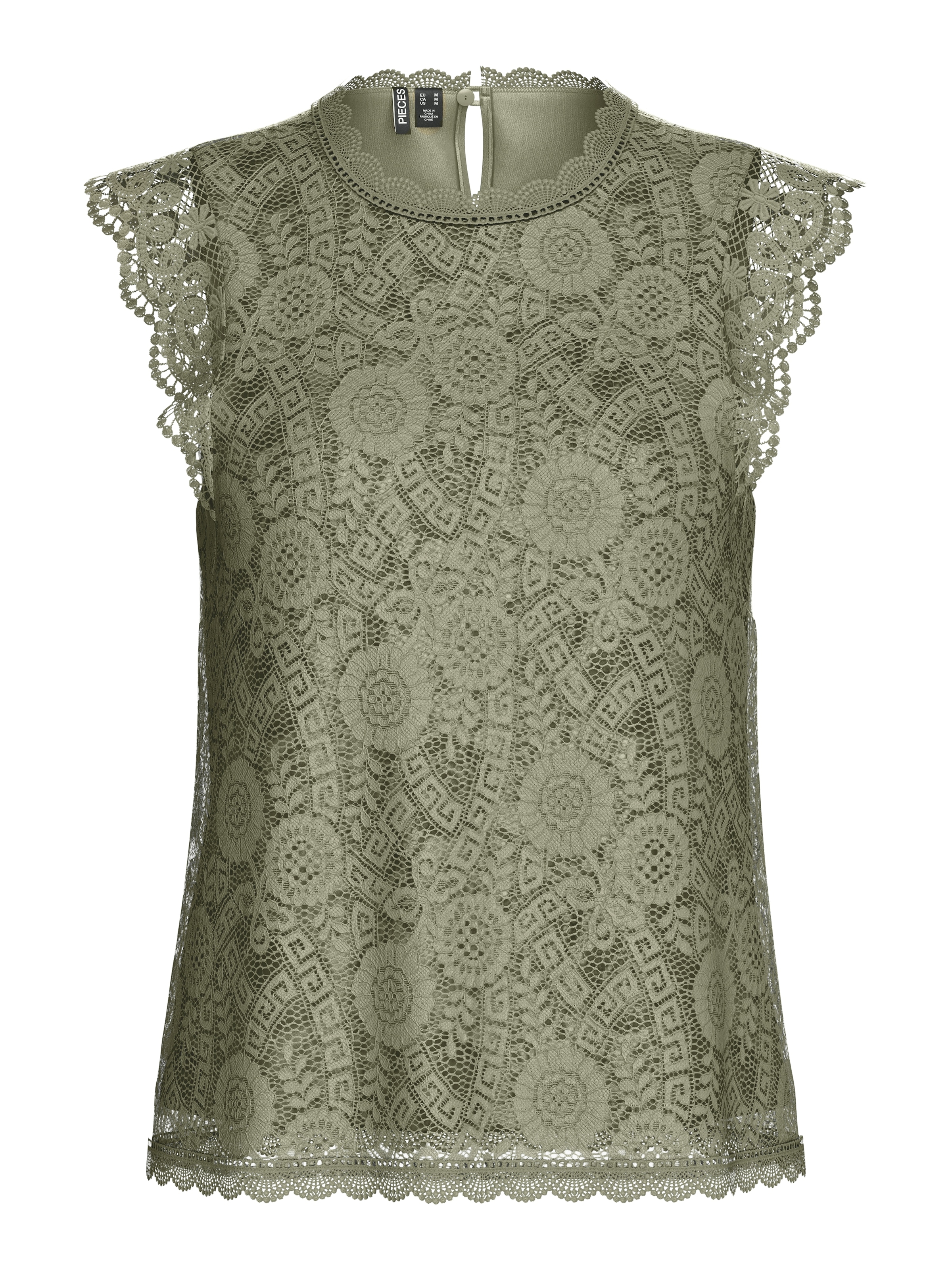 pieces Spitzentop »PCOLLINE«