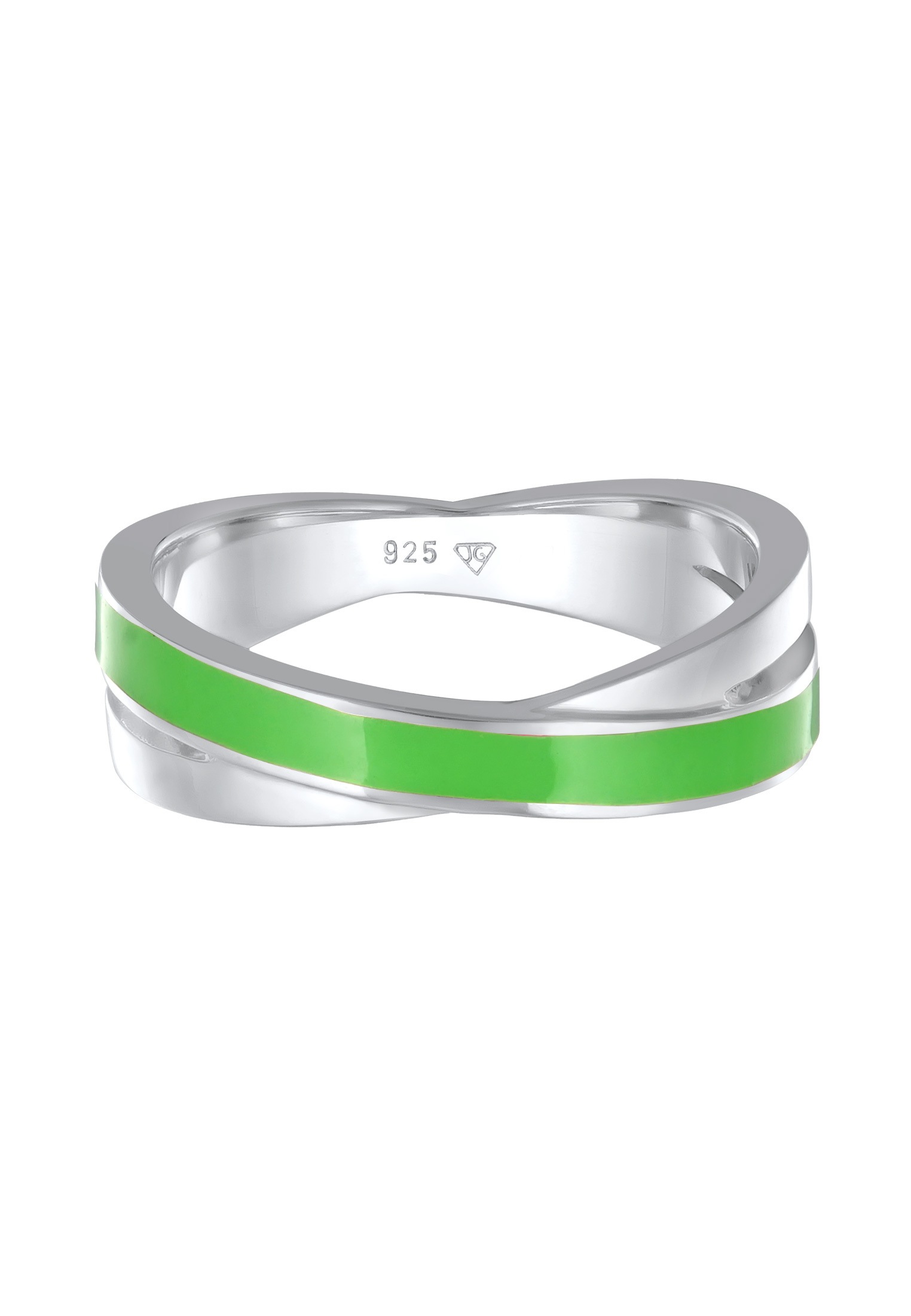 Elli Silberring »Ring Wickelring Emaille 925 Silber«