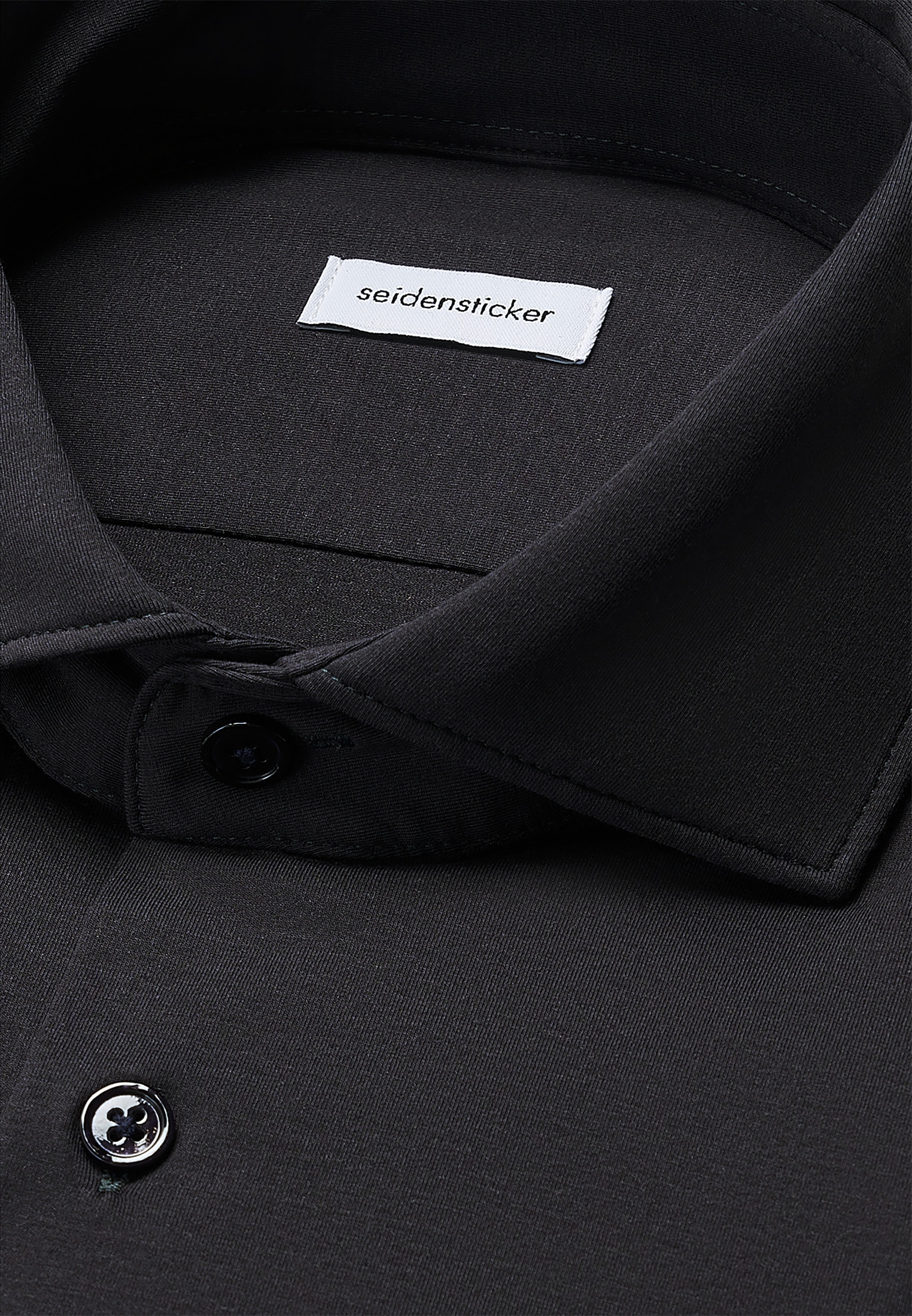 seidensticker Businesshemd »Schwarze Rose«, Slim 1/1 Kentkragen Uni