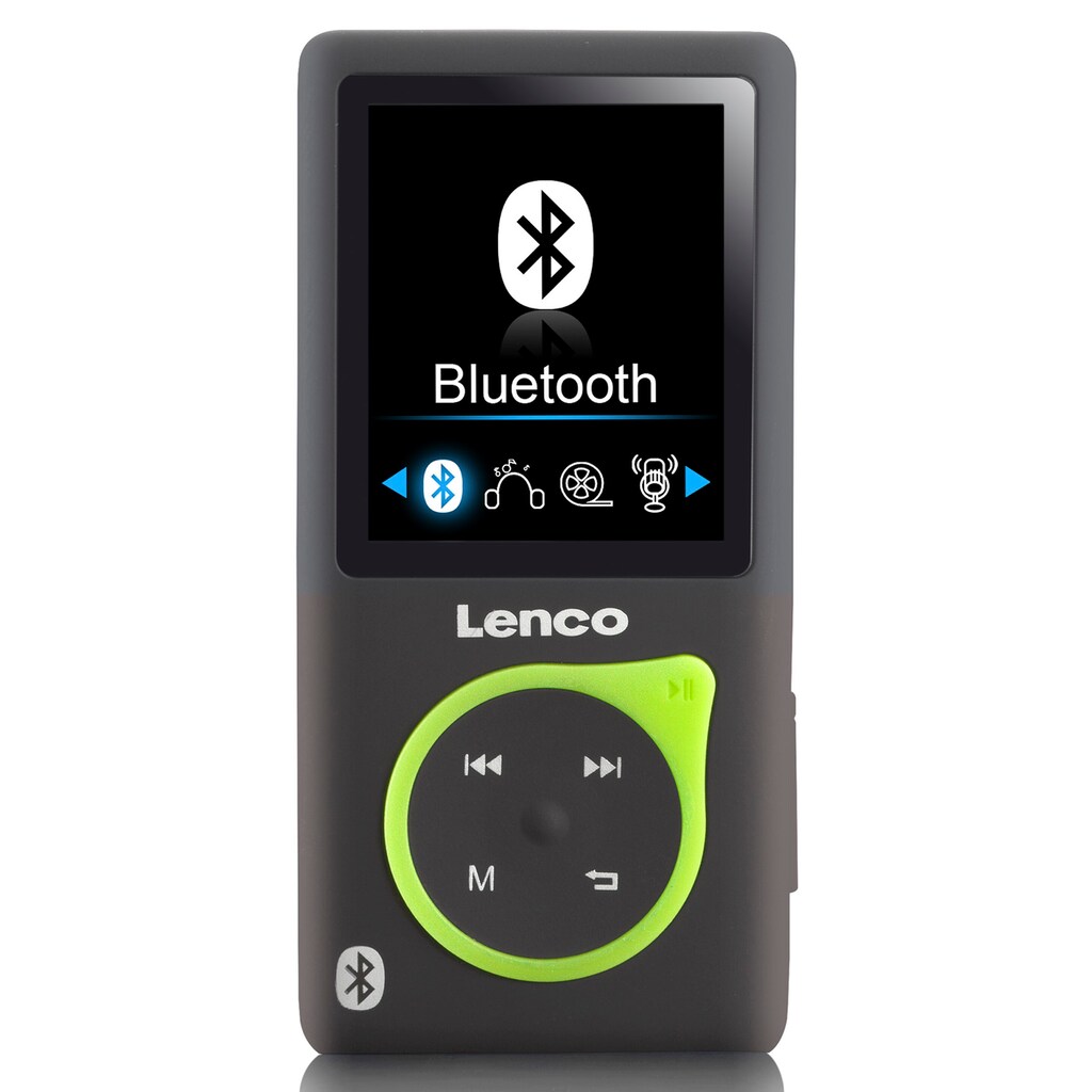 Lenco MP3-Player »Xemio-768 lime«, 8GB-Speicherkarte, Bluetooth