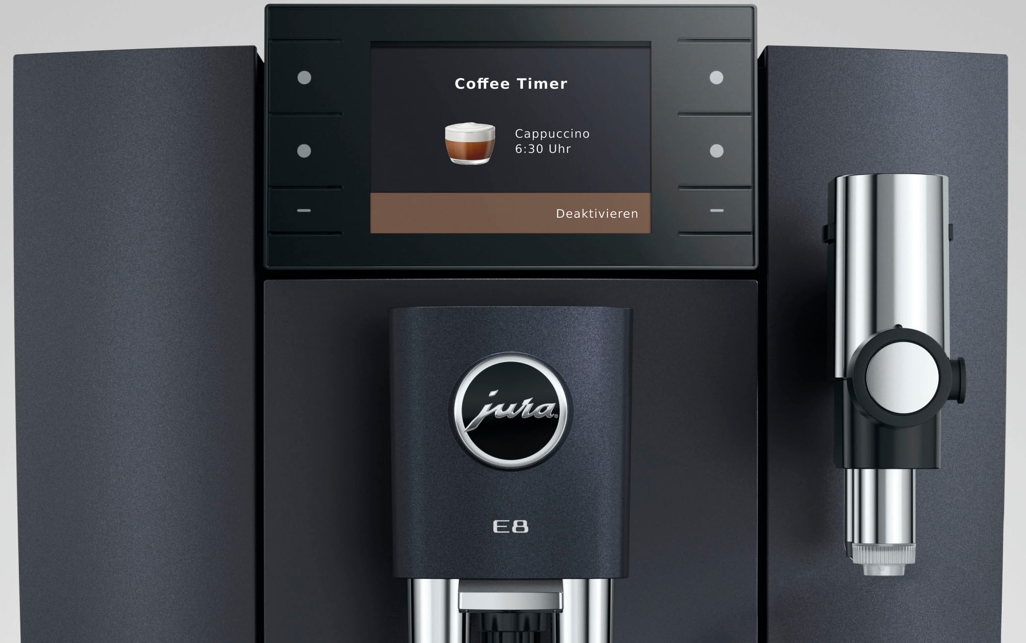 JURA Kaffeevollautomat »15749 E8 (ED), Cosmic Black« 27 Spezialitäten, WiFi, Hot & Light Brew, Sweet
