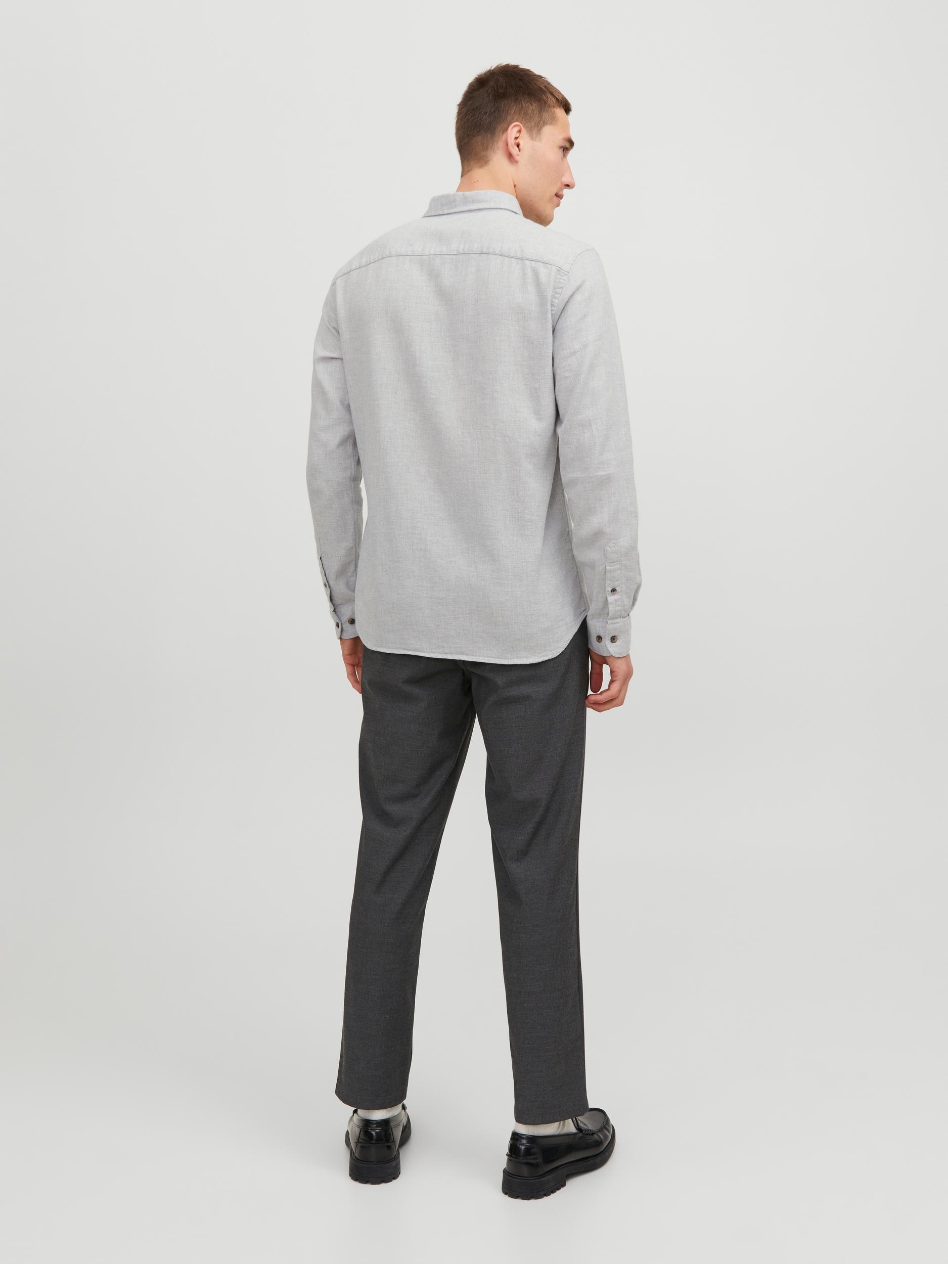 Jack & Jones Langarmhemd »JJECLASSIC MELANGE SHIRT LS SN«